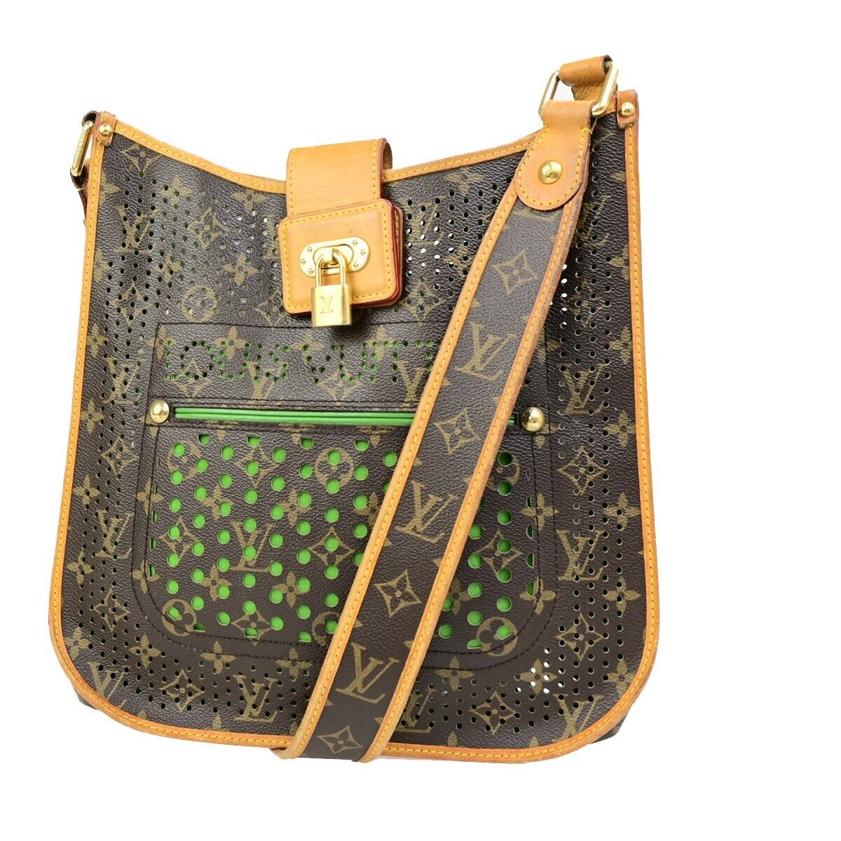 LOUIS VUITTON Musette Shoulder Bag Monogram Perfo Leather BN GN M95173 50ED066