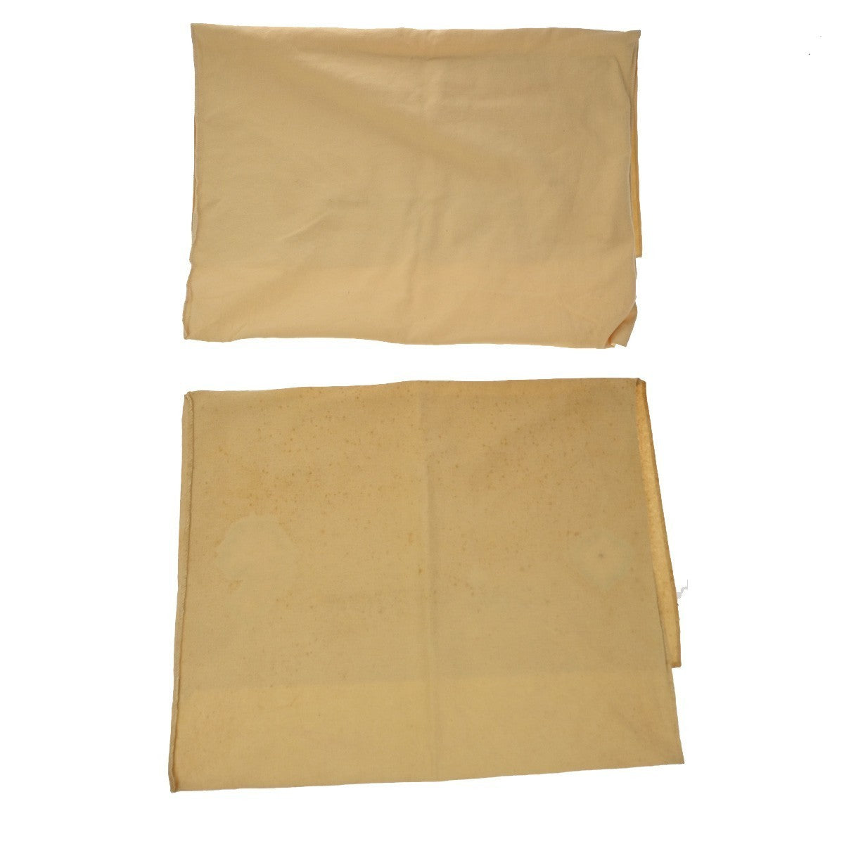 LOUIS VUITTON Logo 10 Set Dust Bag Drawstring Canvas Cotton Beige Brown 09KP246
