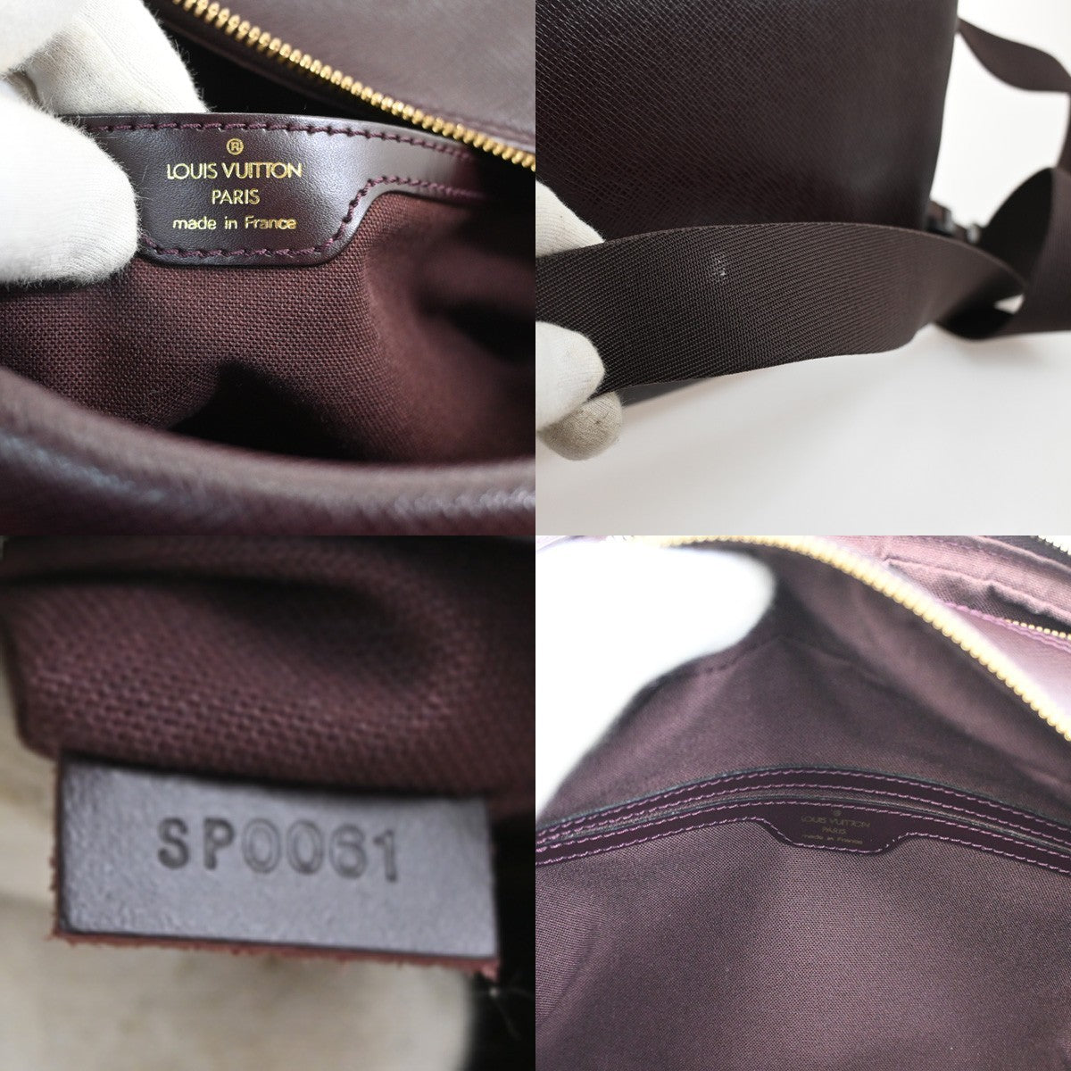 LOUIS VUITTON Reporter Crossbody ShoulderBag Taiga Leather Acajou M45254 82SA045