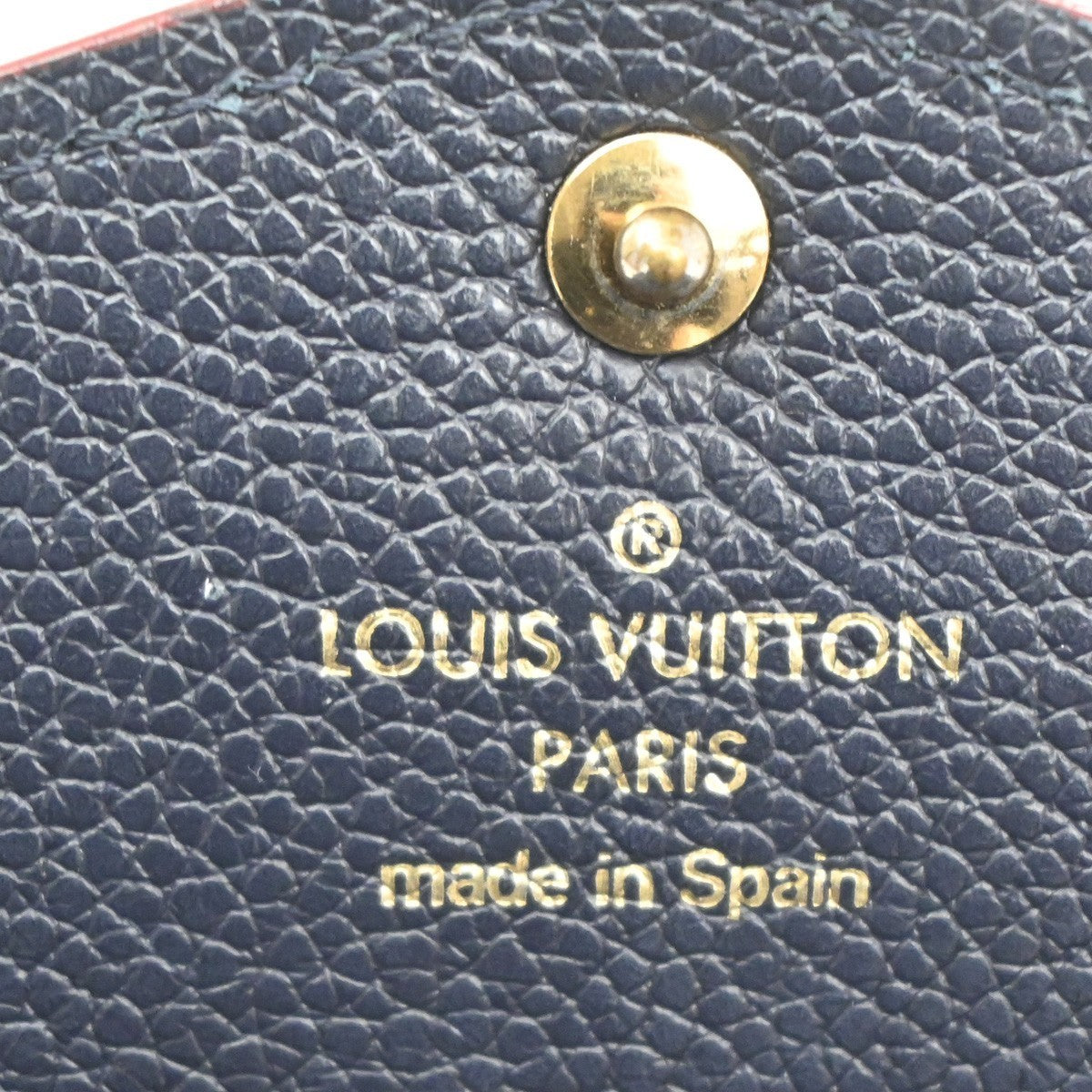 LOUIS VUITTON Portefeuille Sarah Wallet Monogram Empreinte Blue M62125 69MA195