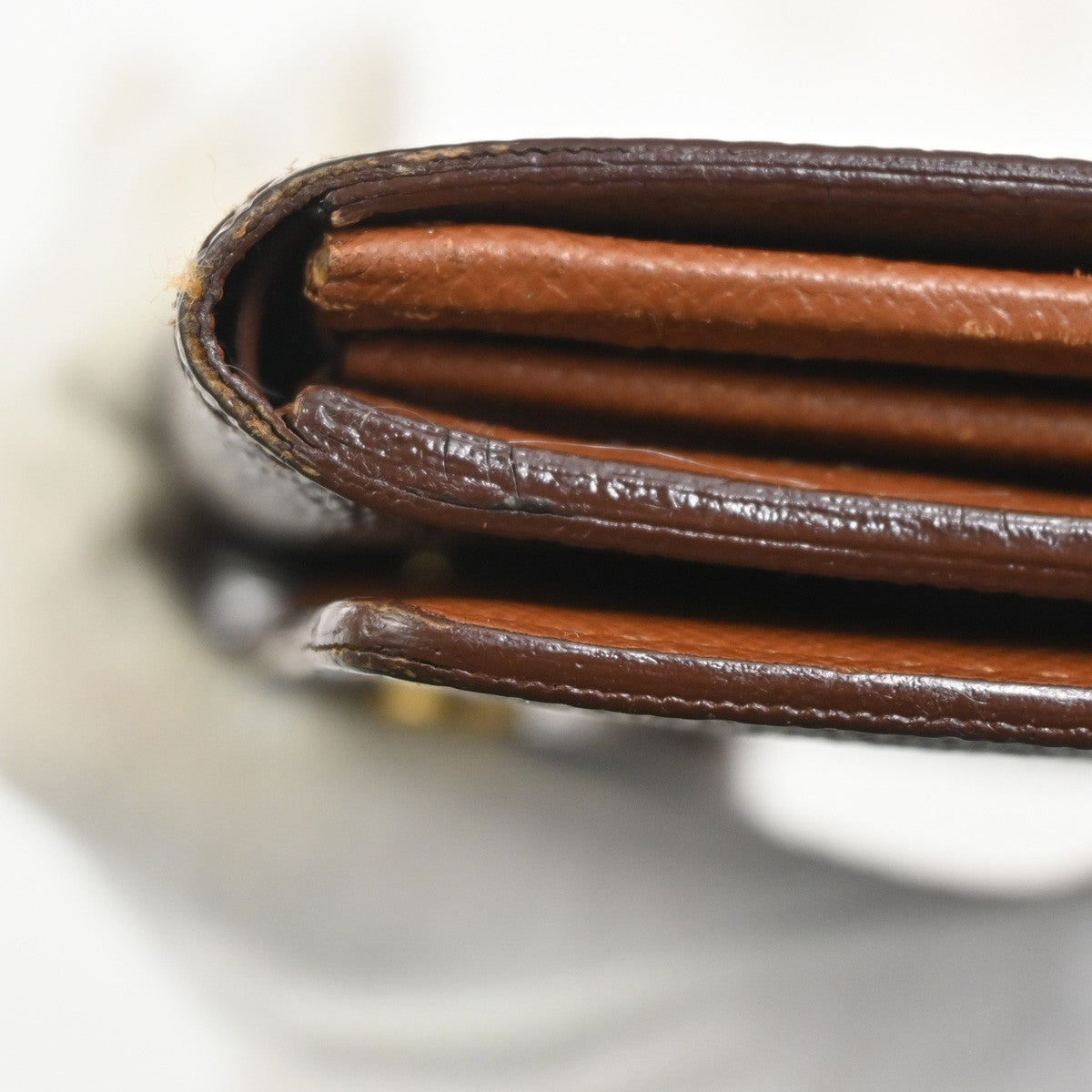 LOUIS VUITTON Porte Monnaie Billets Tresor Wallet Monogram Brown M61730 01KC302