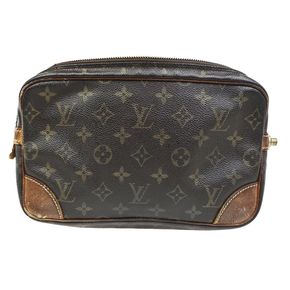 LOUIS VUITTON Marly Dragonne GM Clutch Hand Bag Monogram Brown M51825 08KD211