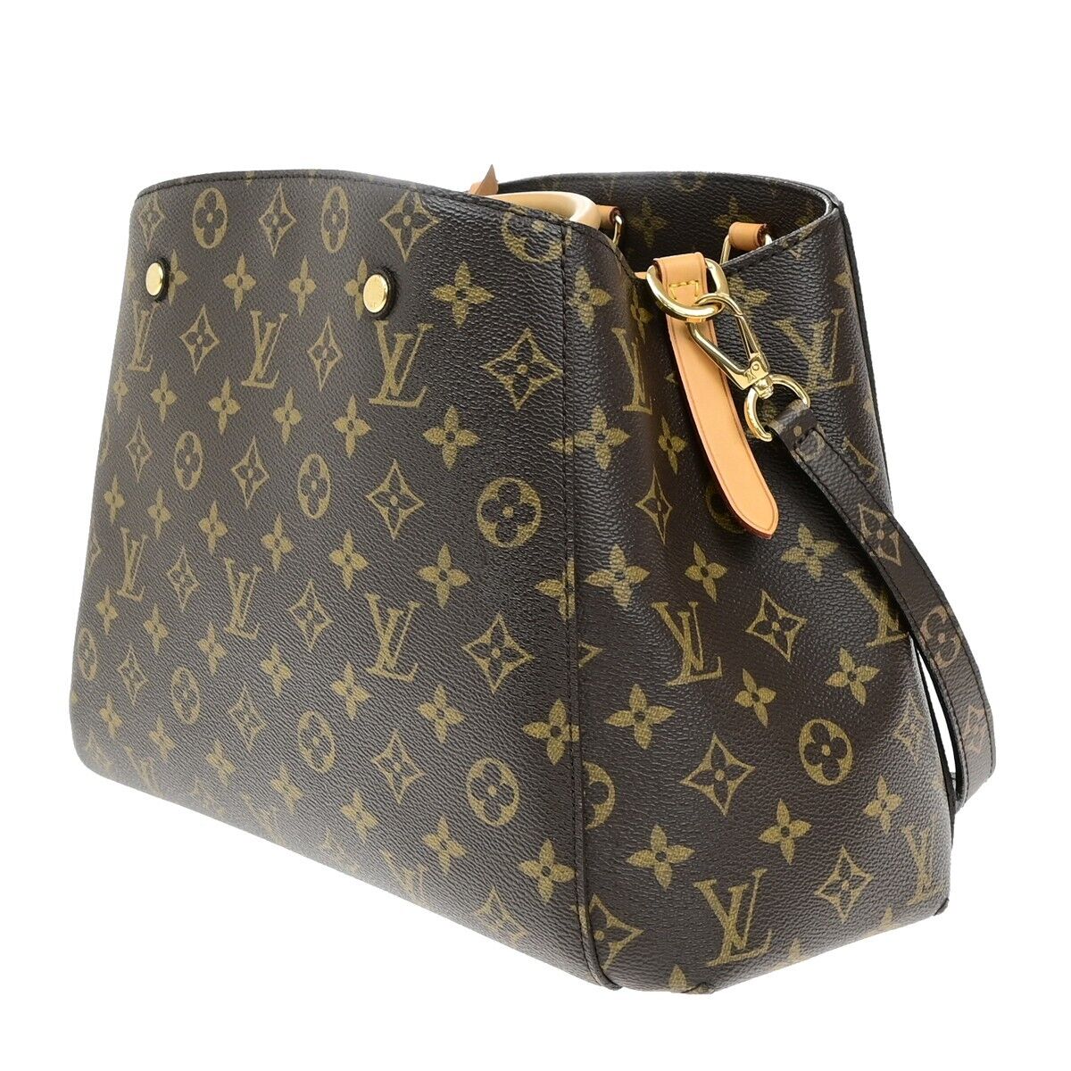 LOUIS VUITTON Montaigne MM 2Way Shoulder Bag Monogram Leather BN M41056 652RF220
