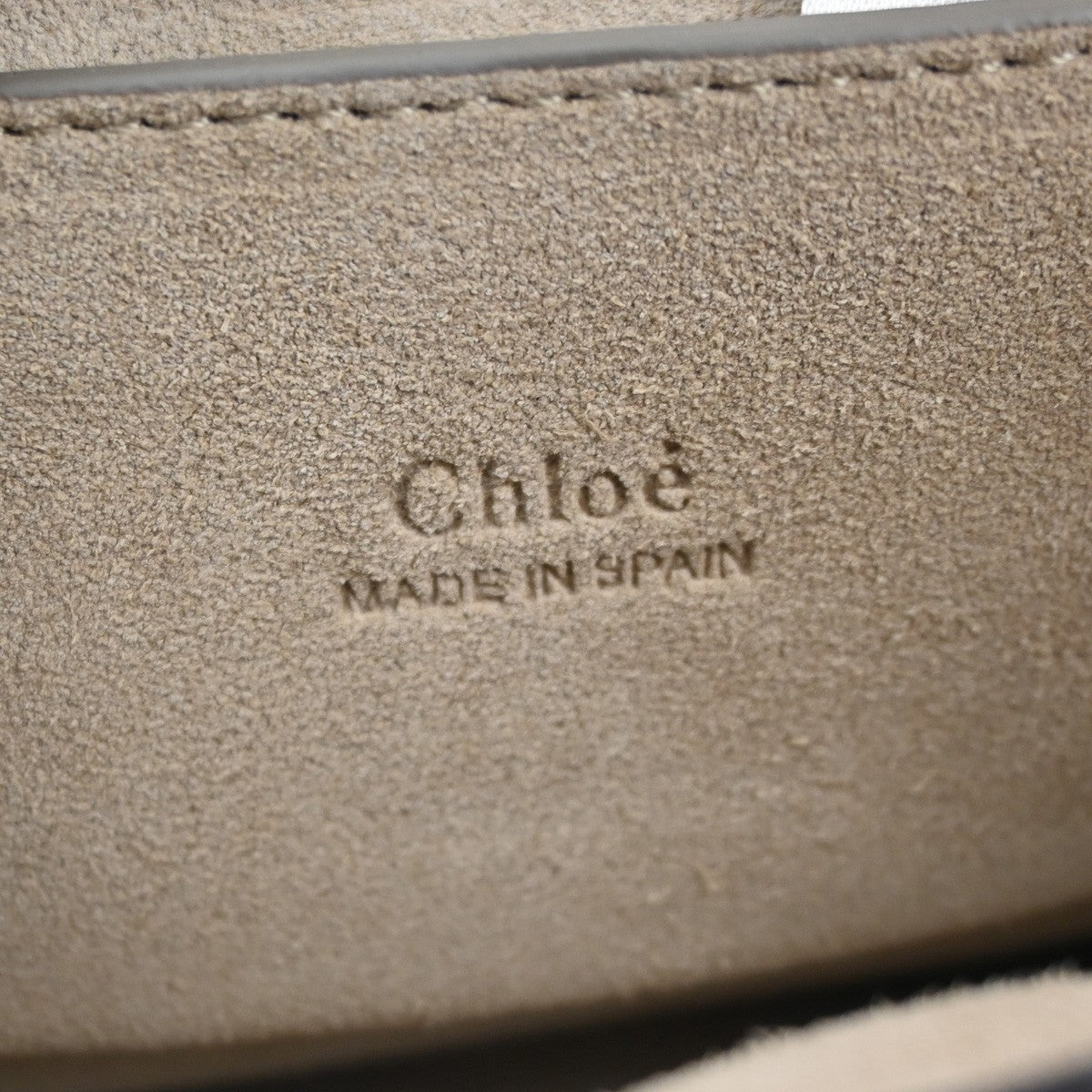 CHLOE Logo Faye Mini Crossbody Shoulder Bag Suede Leather Blue Spain GHW 38CA695