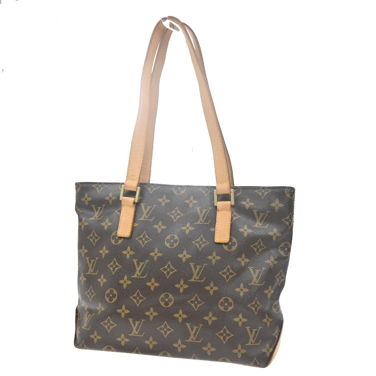 LOUIS VUITTON Cabas Piano Shoulder Bag Monogram Leather Brown M51148 70EF801