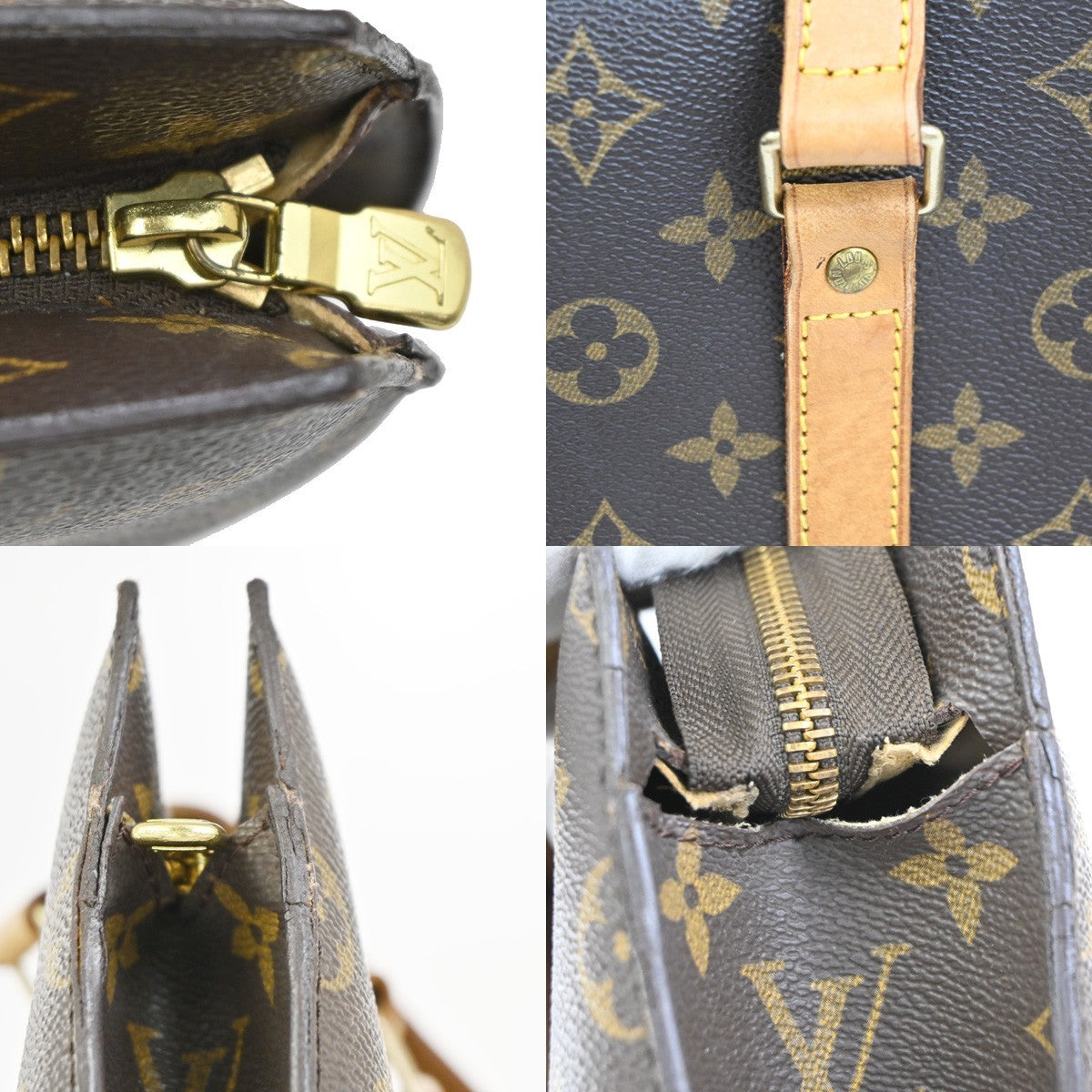 LOUIS VUITTON BABYLONE Shoulder Bag Monogram Leather Brown France M51102 74ZA031