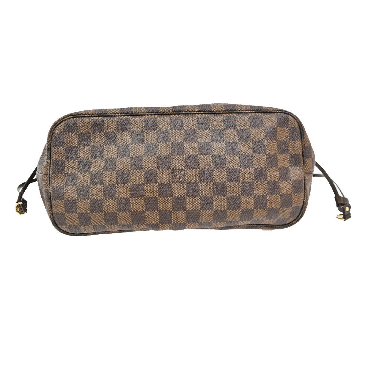 LOUIS VUITTON Neverfull MM Shoulder Bag Damier Ebene Leather BN N51105 16TA695