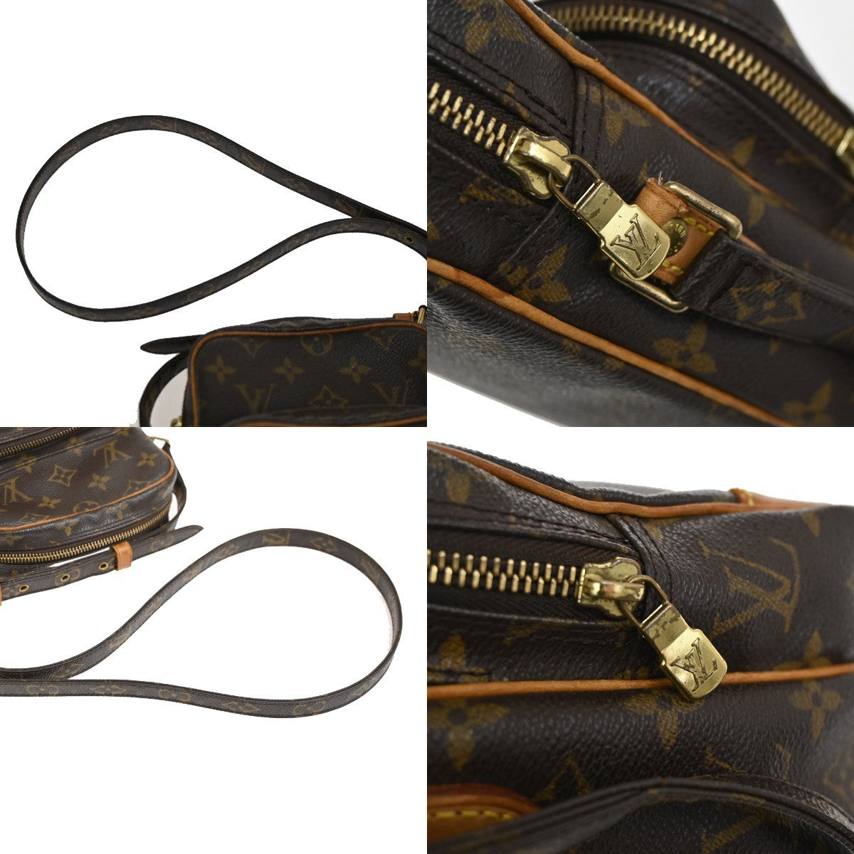 LOUIS VUITTON Amazon Crossbody Shoulder Bag Monogram Leather BN M45236 34DA045