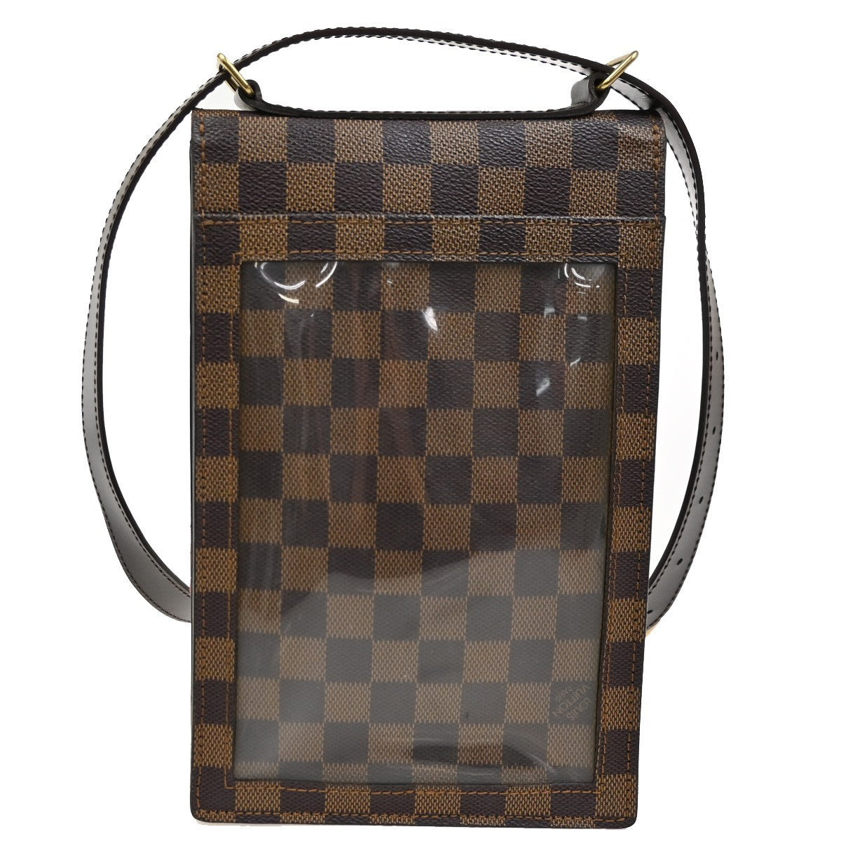 LOUIS VUITTON Portobello Shoulder Bag Damier Leather Brown N45271 72CA487