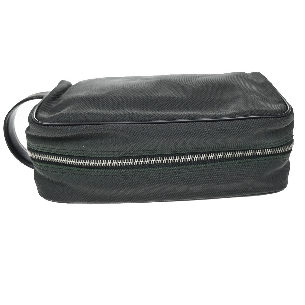LOUIS VUITTON Parana Clutch Hand Bag Taiga Leather Nylon Green M30754 02KP364