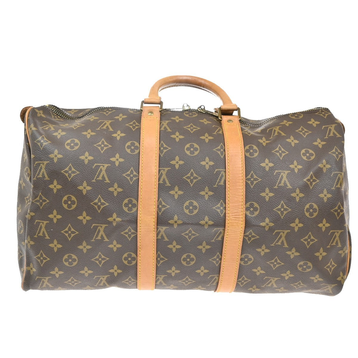 LOUIS VUITTON Keepall 45 Travel Hand Bag Monogram Leather Brown M41428 77KB355