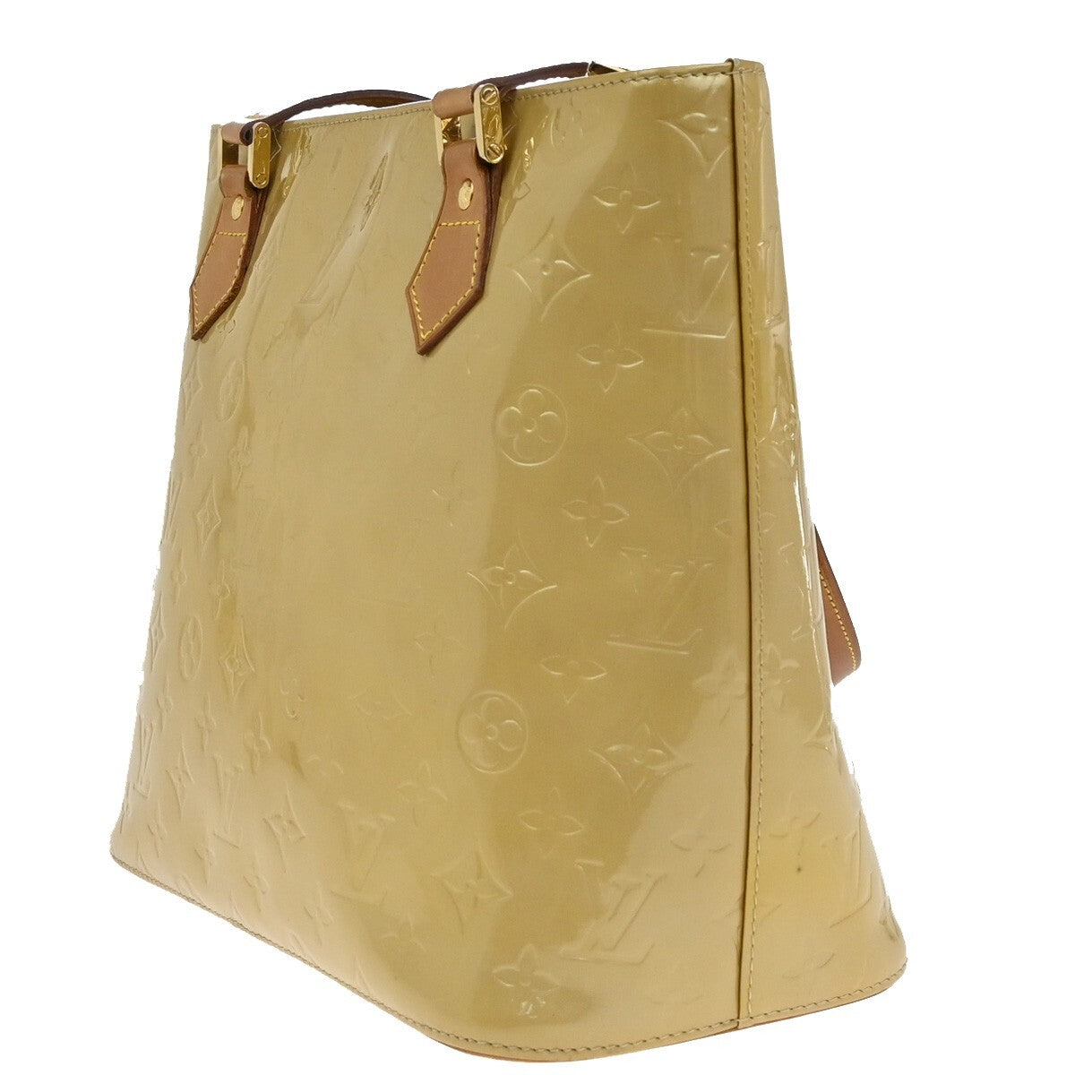 LOUIS VUITTON Houston Shoulder Bag Monogram Vernis Leather Yellow M91121 60EE174