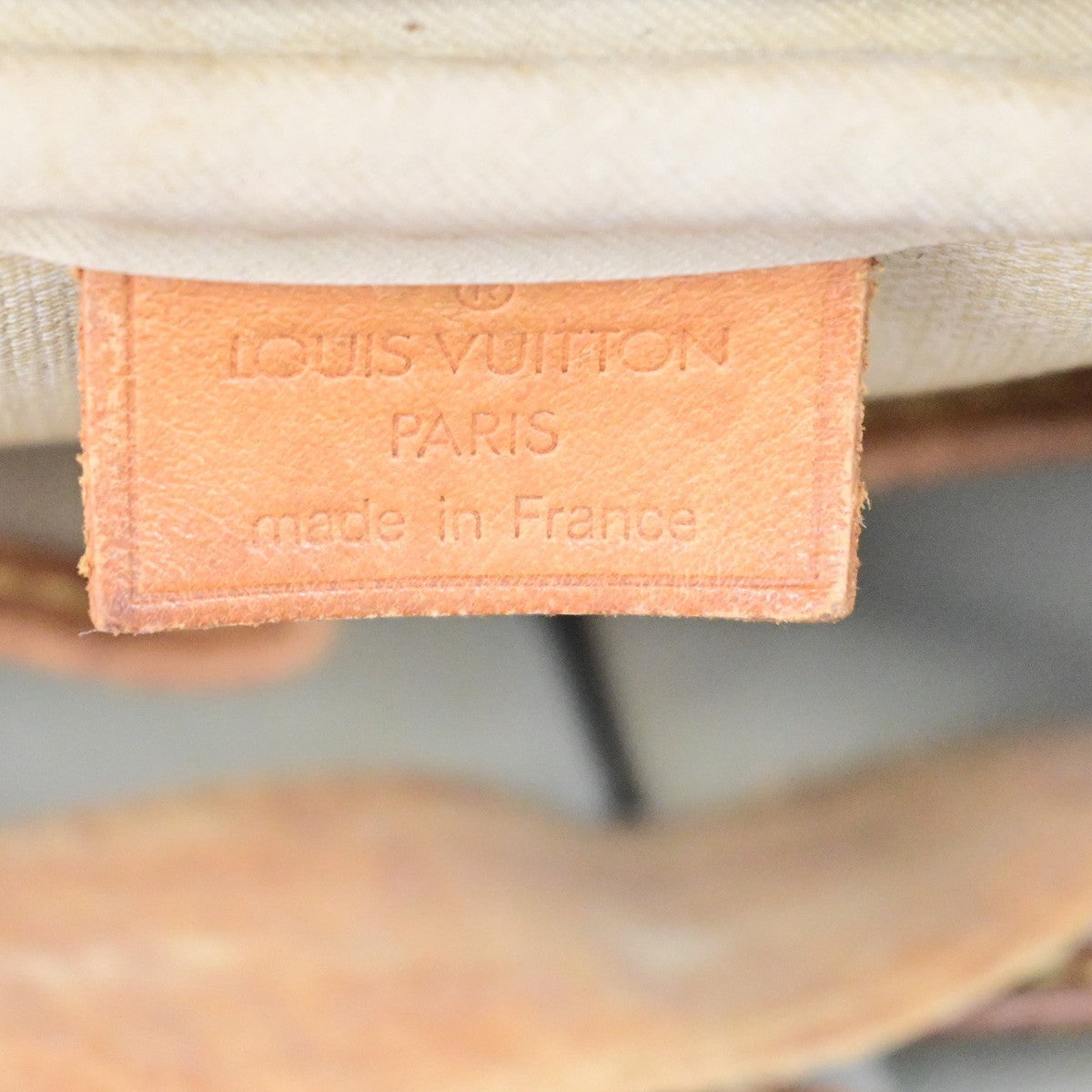 LOUIS VUITTON LV Logo Deauville Hand Bag Monogram Leather Brown M47270 30PA134