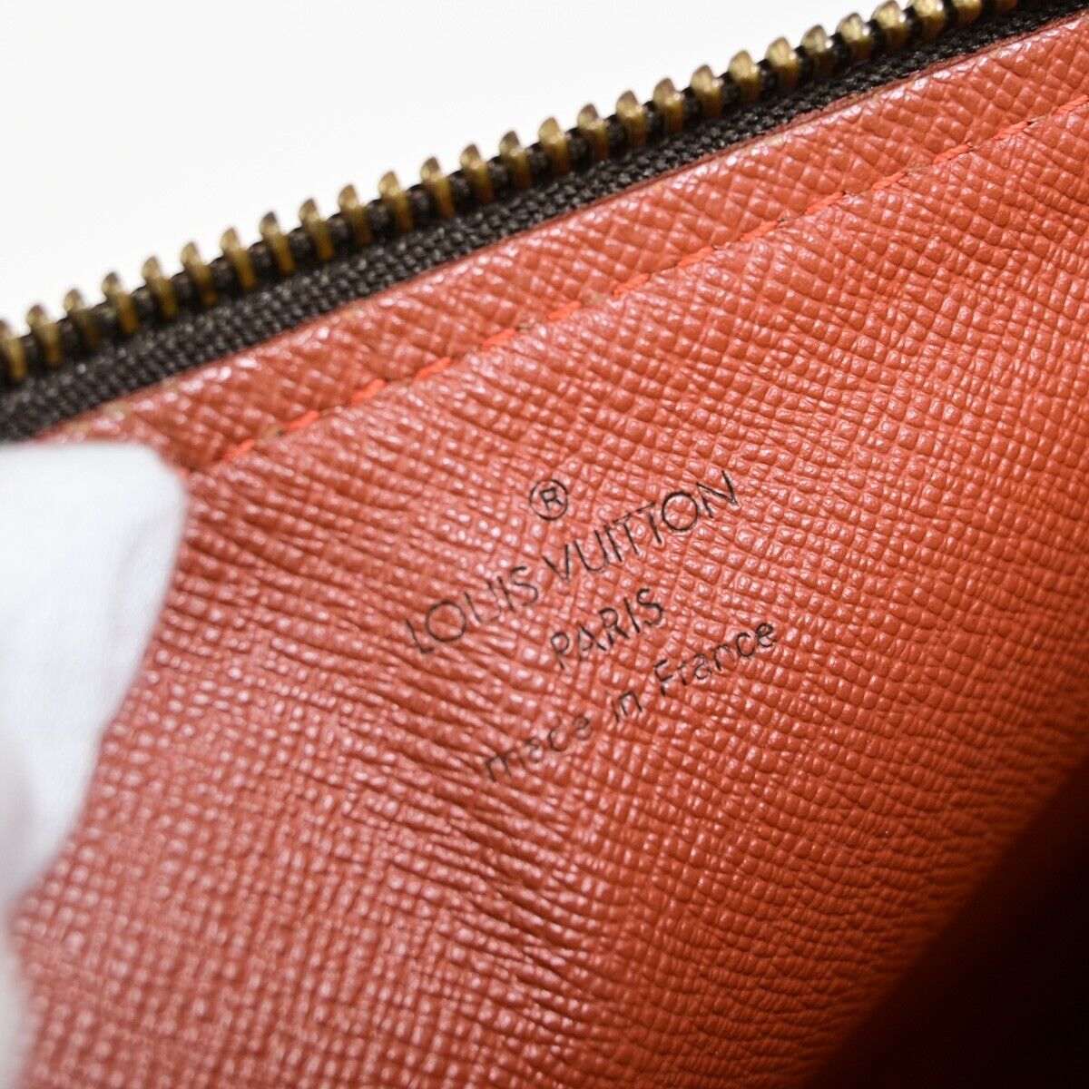 LOUIS VUITTON Papillon GM Hand Bag Damier Ebene Leather Brown N51303 72FA971