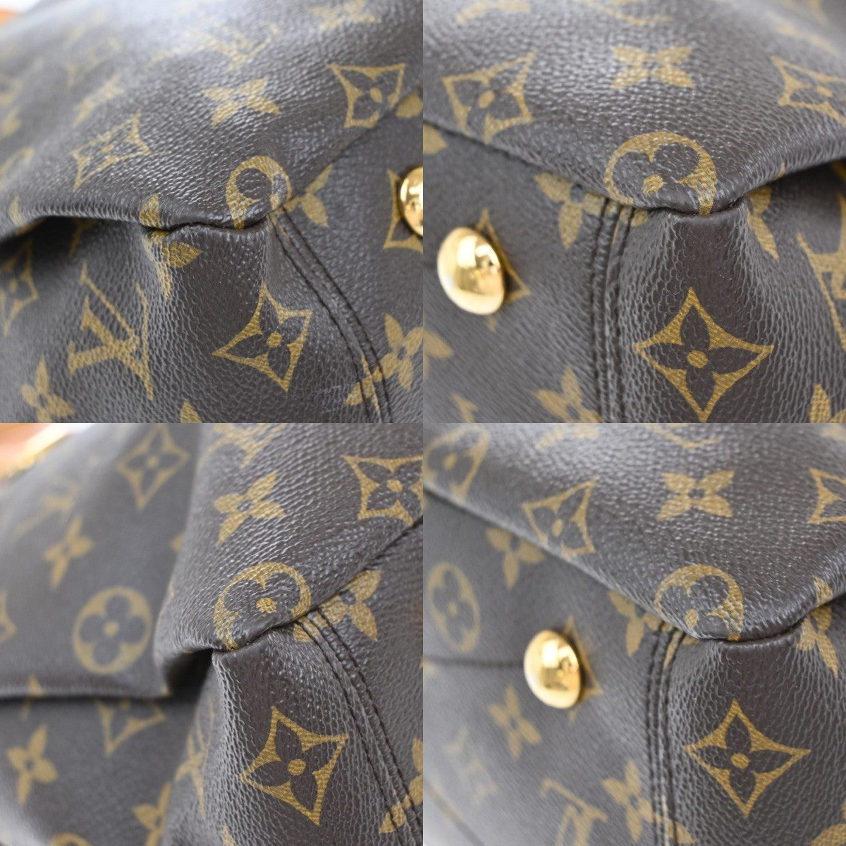 LOUIS VUITTON Pallas 2Way Shoulder Hand Bag Monogram Leather PK M41147 689RF677