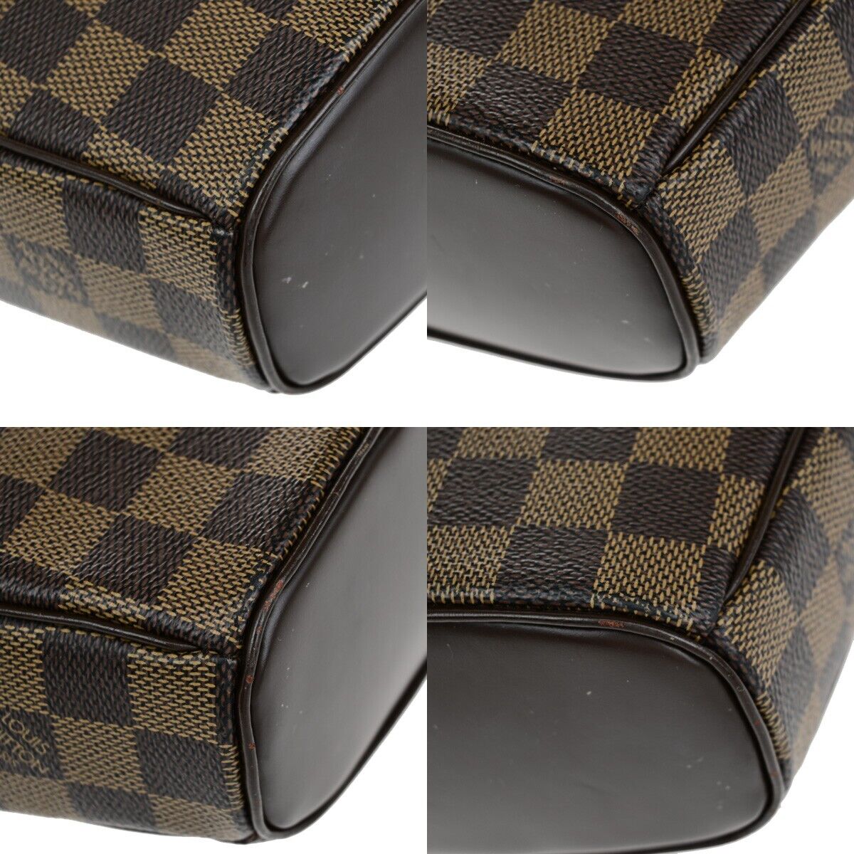 LOUIS VUITTON Ipanema PM Shoulder Bag Damier Ebene Leather Brown N51294 25EC326