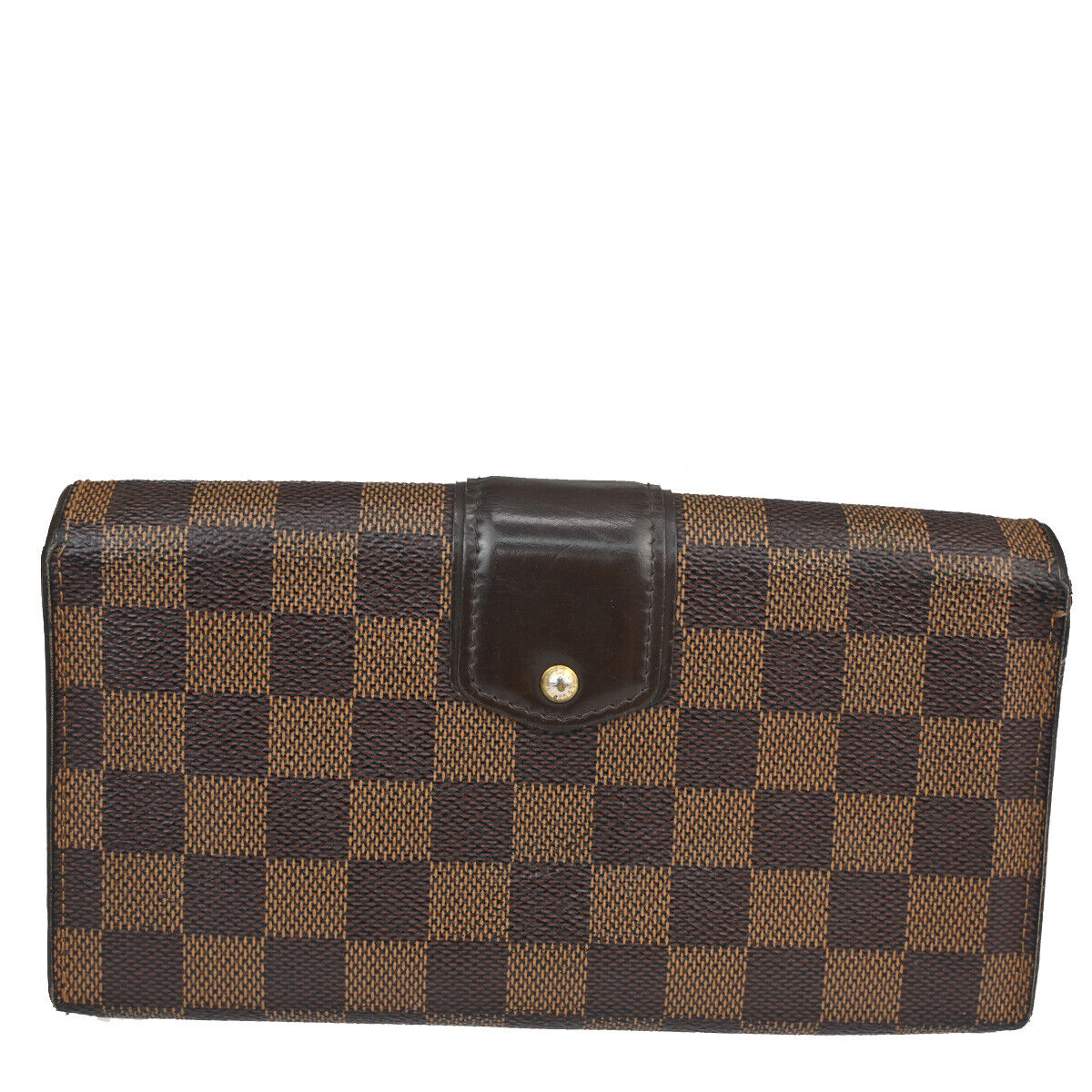 LOUIS VUITTON Portefeuille Sistina Long Wallet Damier Leather BN N61747 04YE302