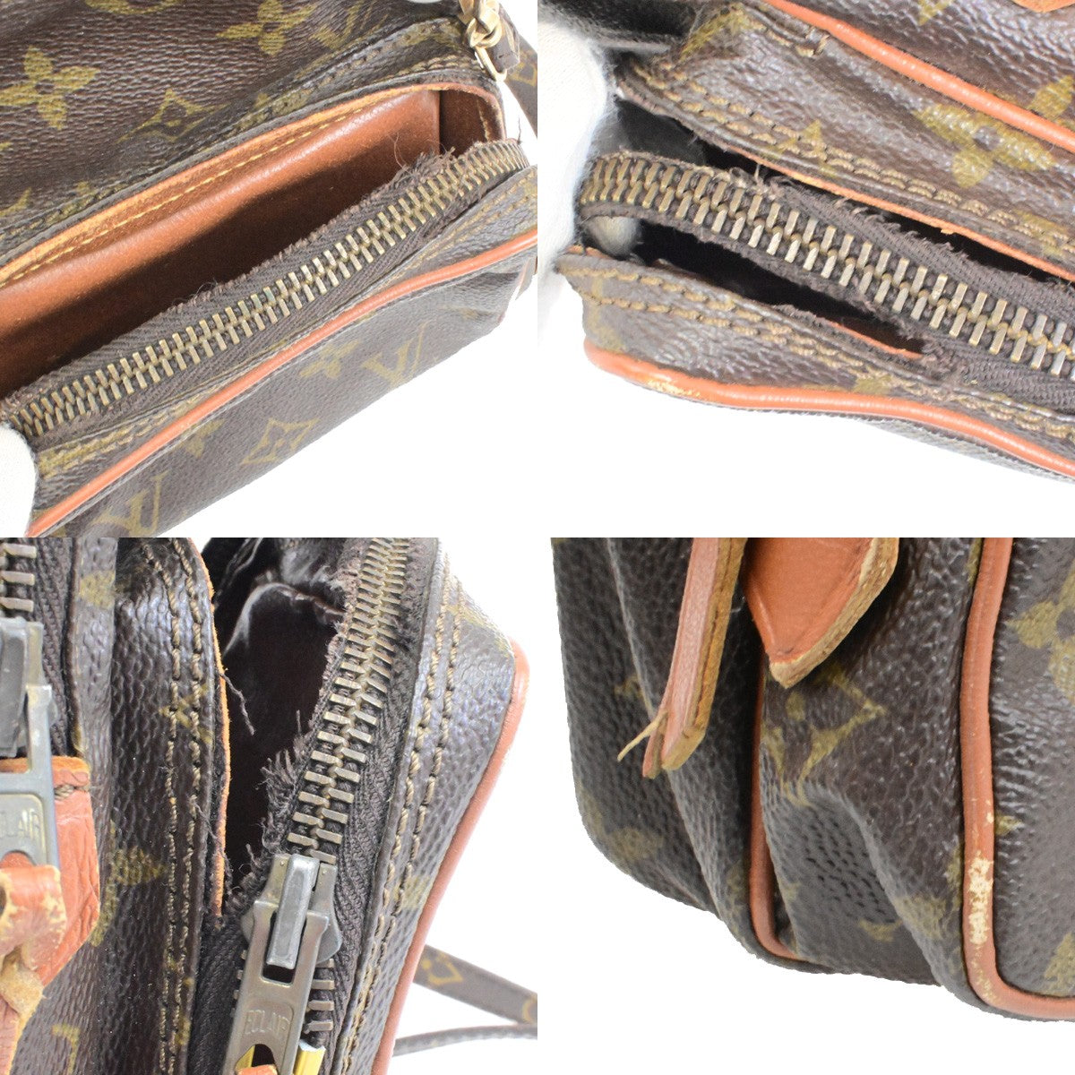 LOUIS VUITTON Mini Amazon Shoulder Bag Monogram Leather Brown M45238 04YH106