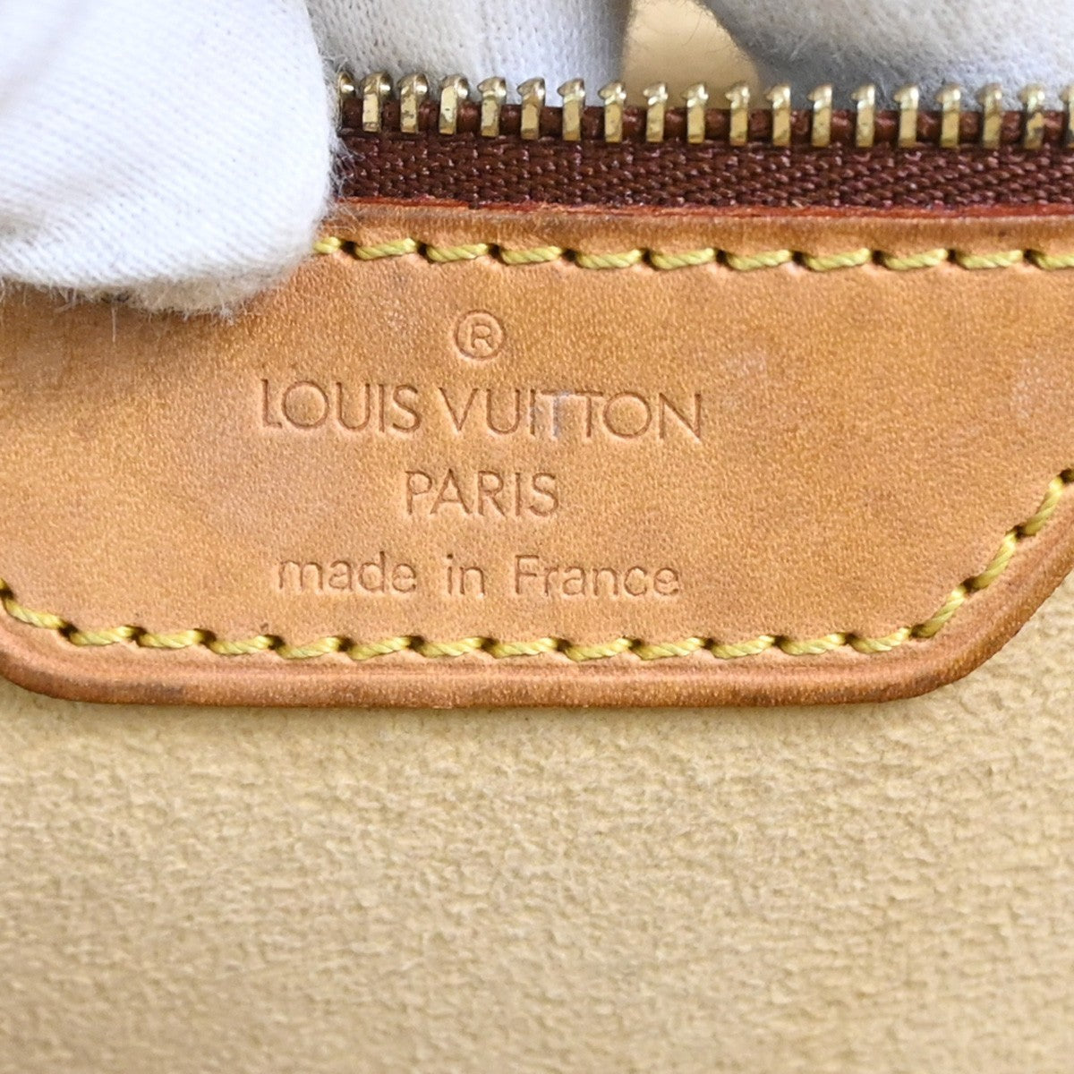 LOUIS VUITTON BABYLONE Shoulder Bag Monogram Leather Brown France M51102 84SA030