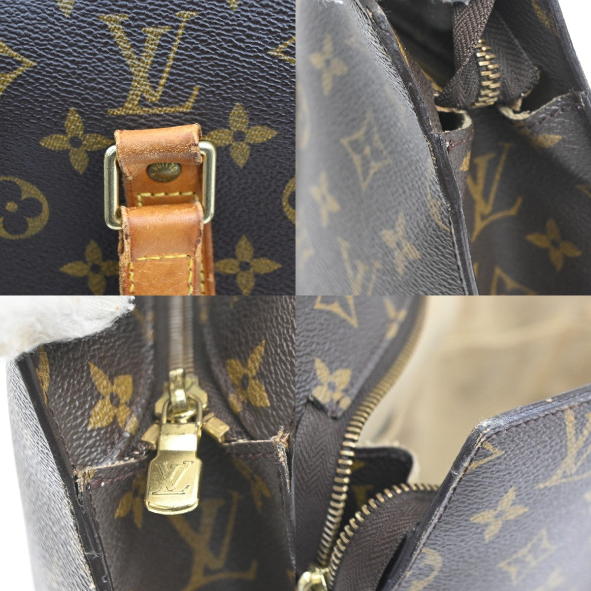 LOUIS VUITTON BABYLONE Shoulder Bag Monogram Leather Brown France M51102 35MA095