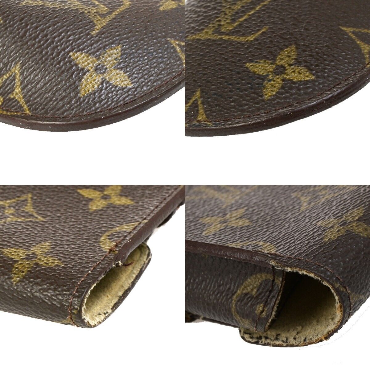 LOUIS VUITTON Etui Lunette Lava Glasses Case Monogram Leather BN M62970 08ED387