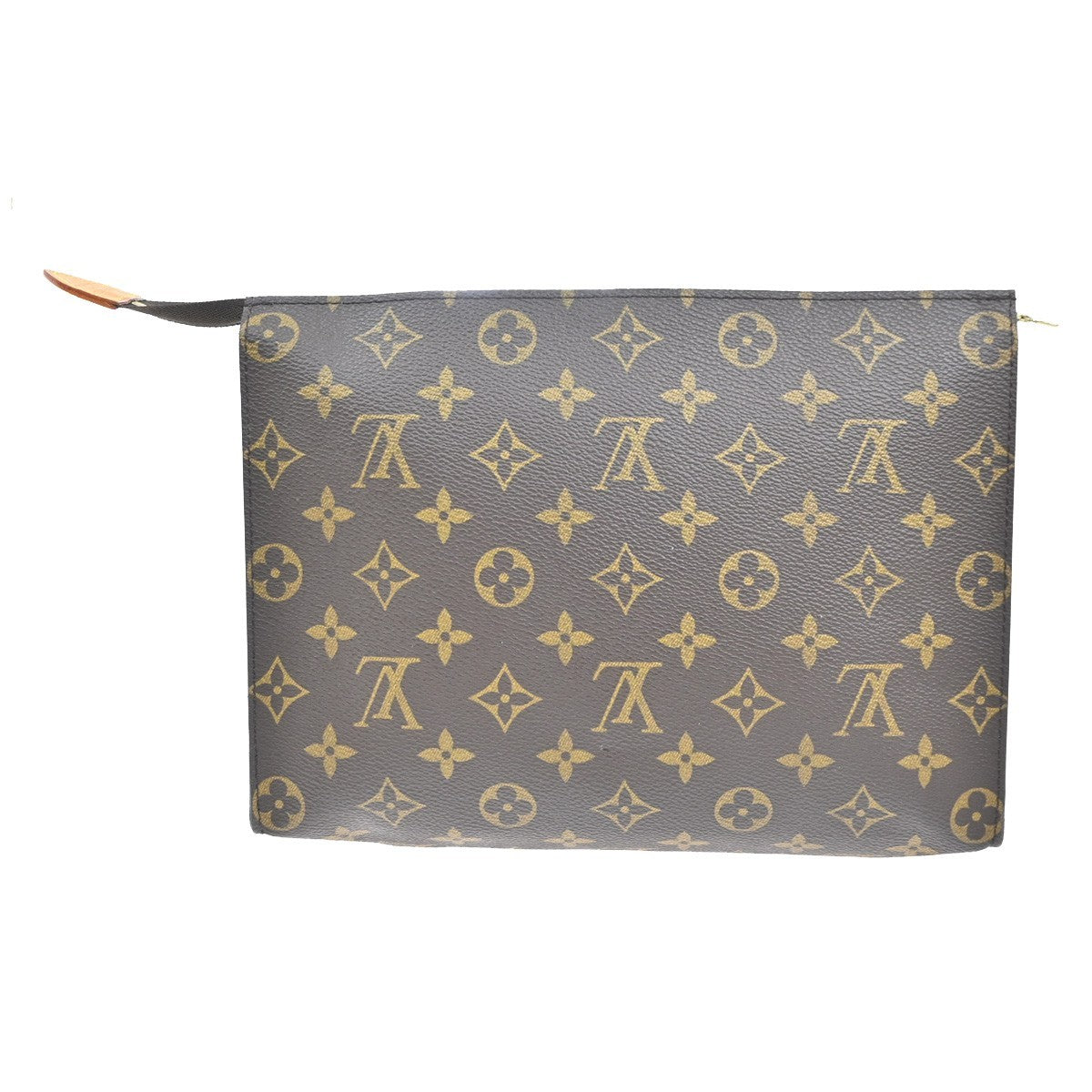 LOUIS VUITTON Poche Toilette 26 Clutch Pouch Bag Monogram Leather M47542 04MA321