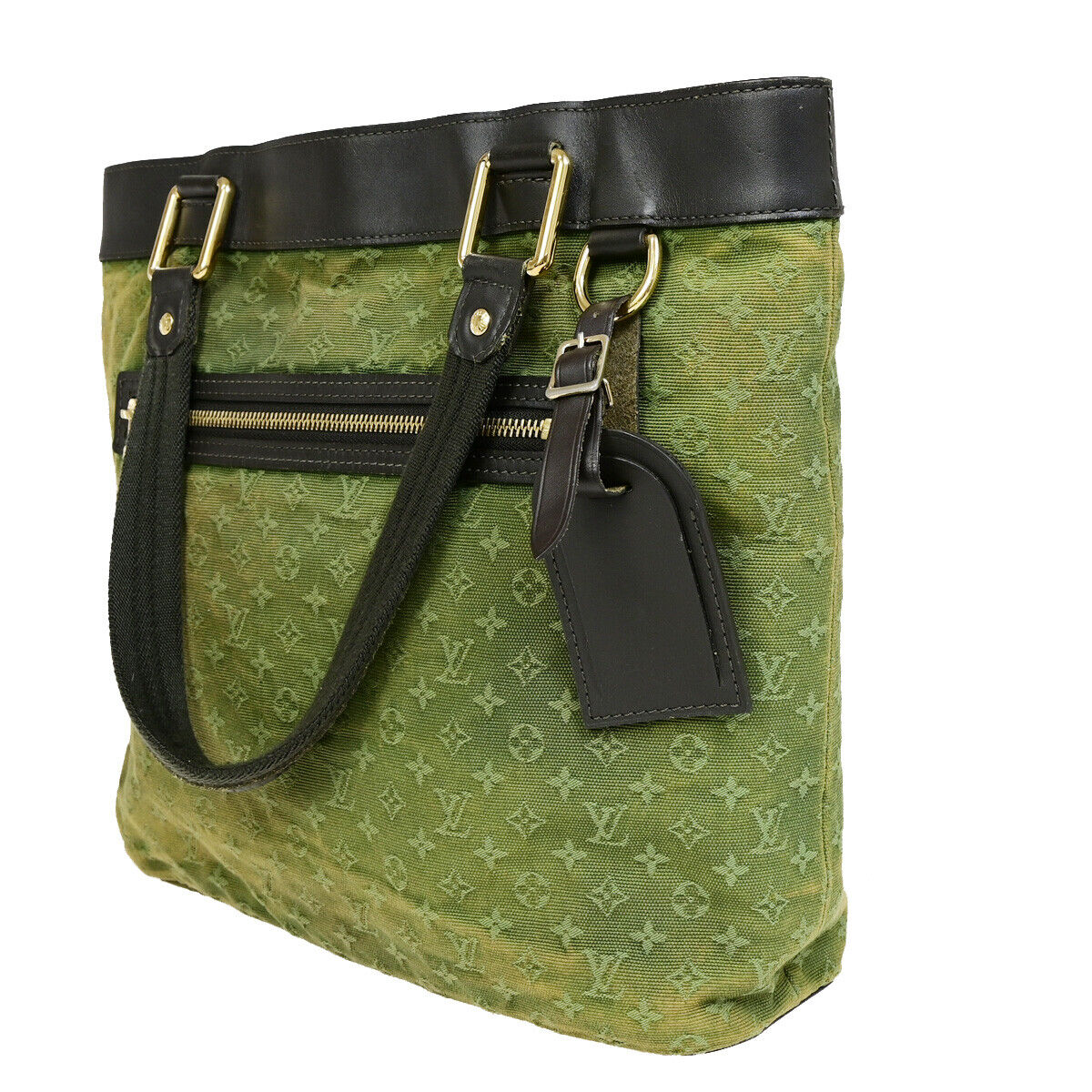 LOUIS VUITTON Lucille GM Shoulder Bag Monogram Mini Canvas Khaki M92681 68YF599