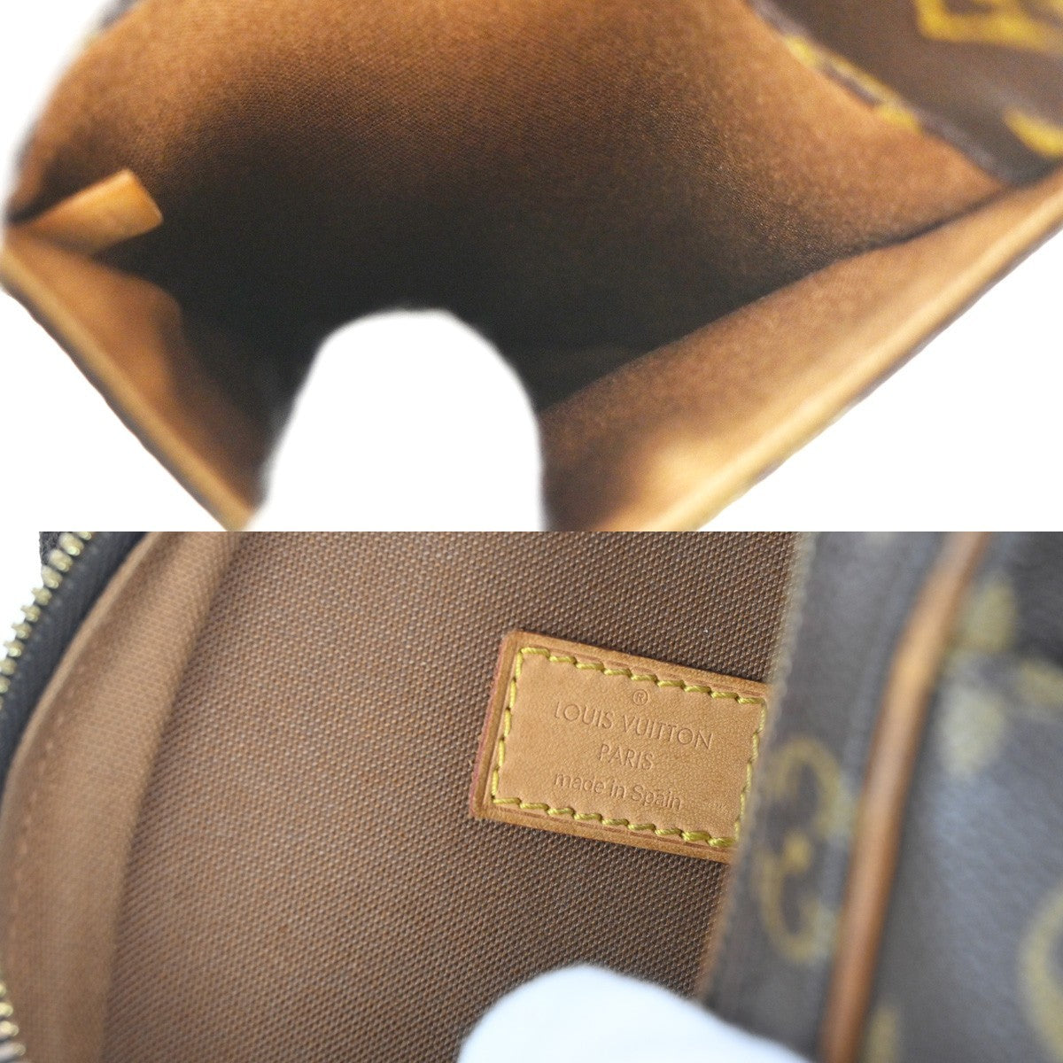 LOUIS VUITTON Pochette Gange Shoulder Bag Monogram Brown Spain M51870 18KC875