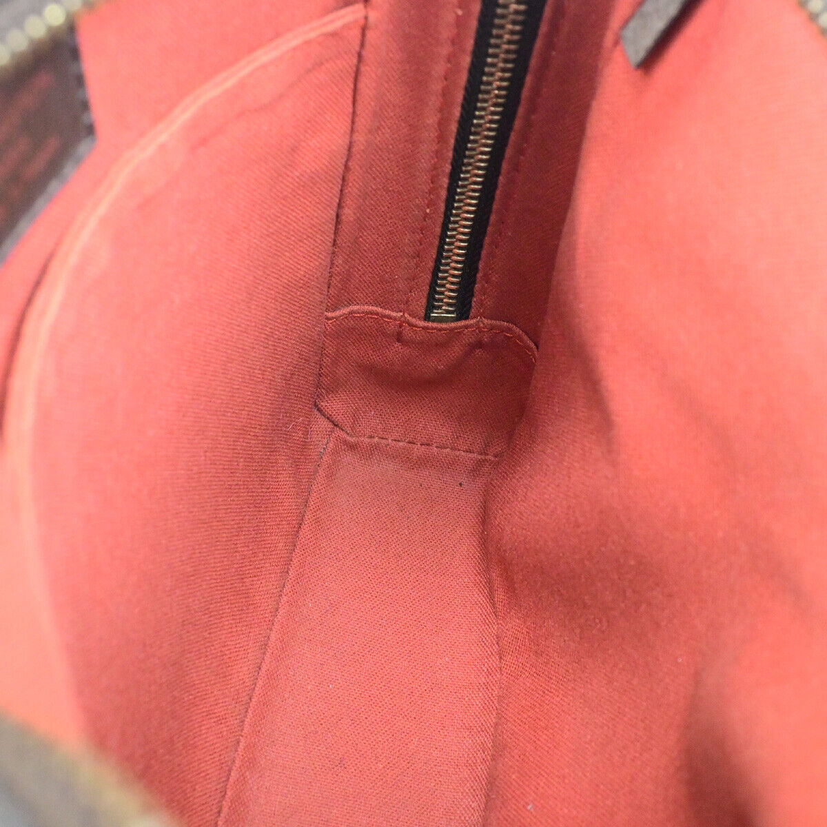 LOUIS VUITTON Olav PM Shoulder Bag Damier Ebene Leather Brown N41442 31YG510