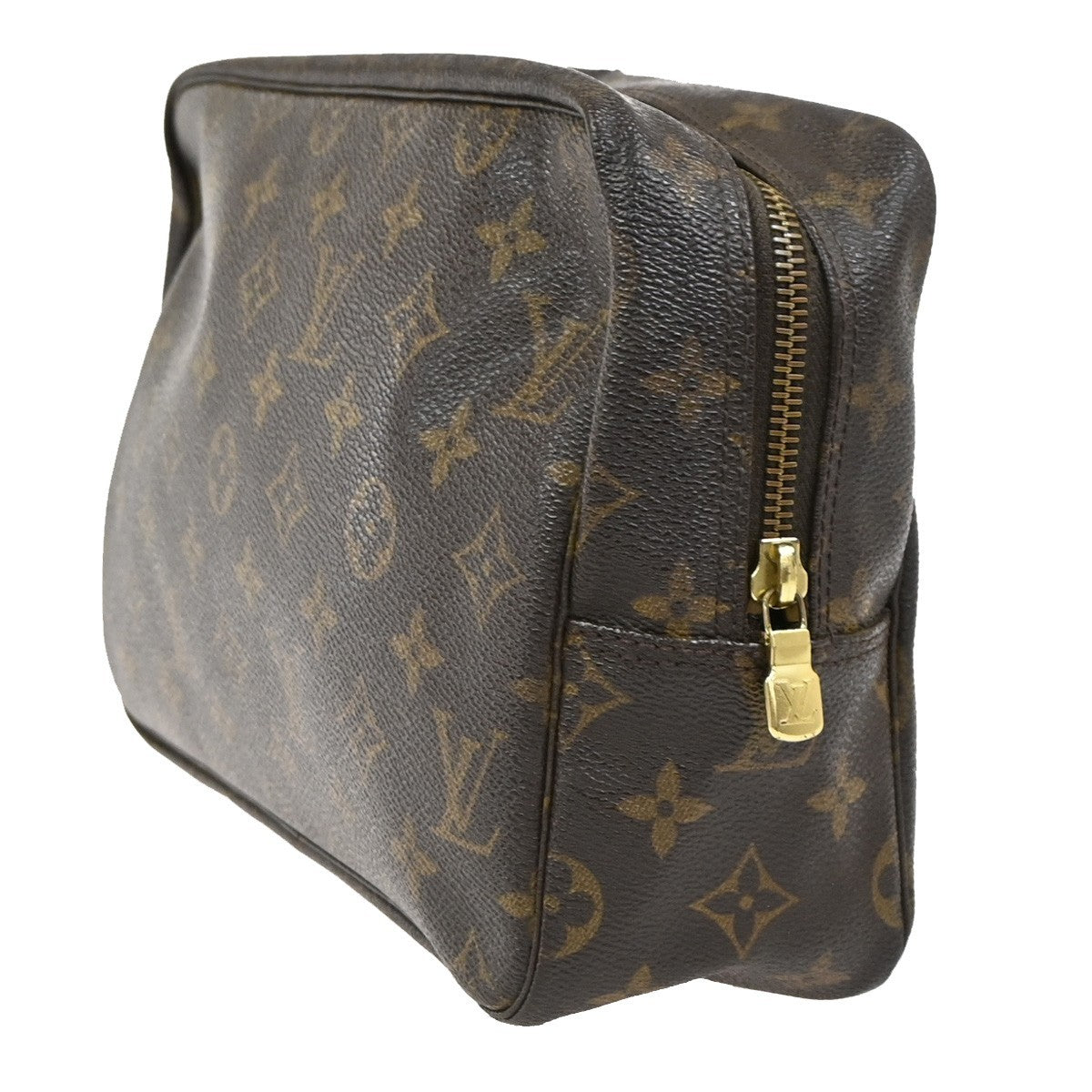 LOUIS VUITTON Trousse Toilette 28 Clutch Hand Bag Monogram Brown M47522 09SA055