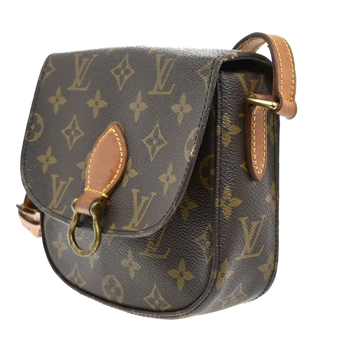 LOUIS VUITTON Mini Saint Cloud Shoulder Bag Monogram Leather BN M51244 32KB301