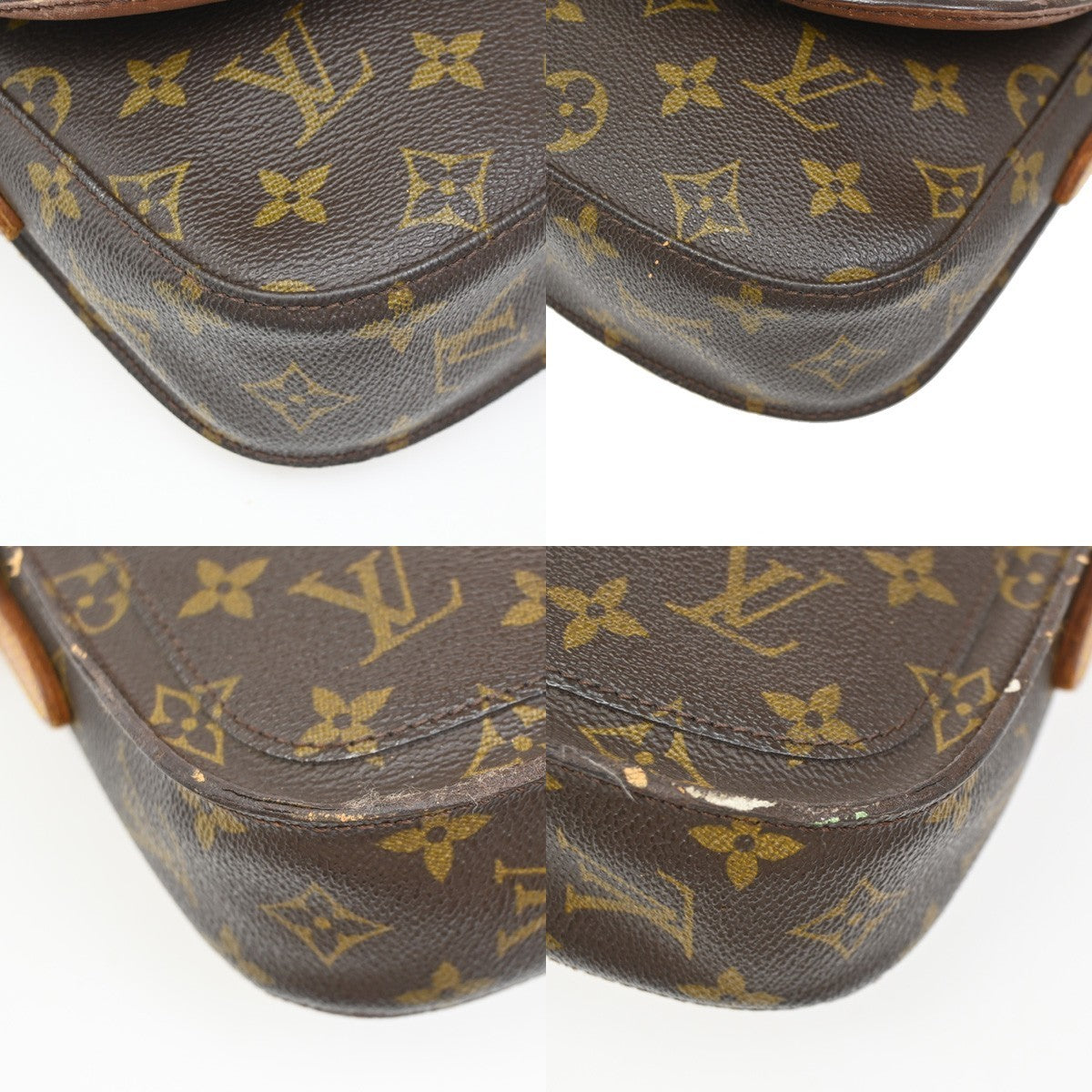 LOUIS VUITTON Mini Saint Cloud Shoulder Bag Monogram Leather BN M51244 64ZA075