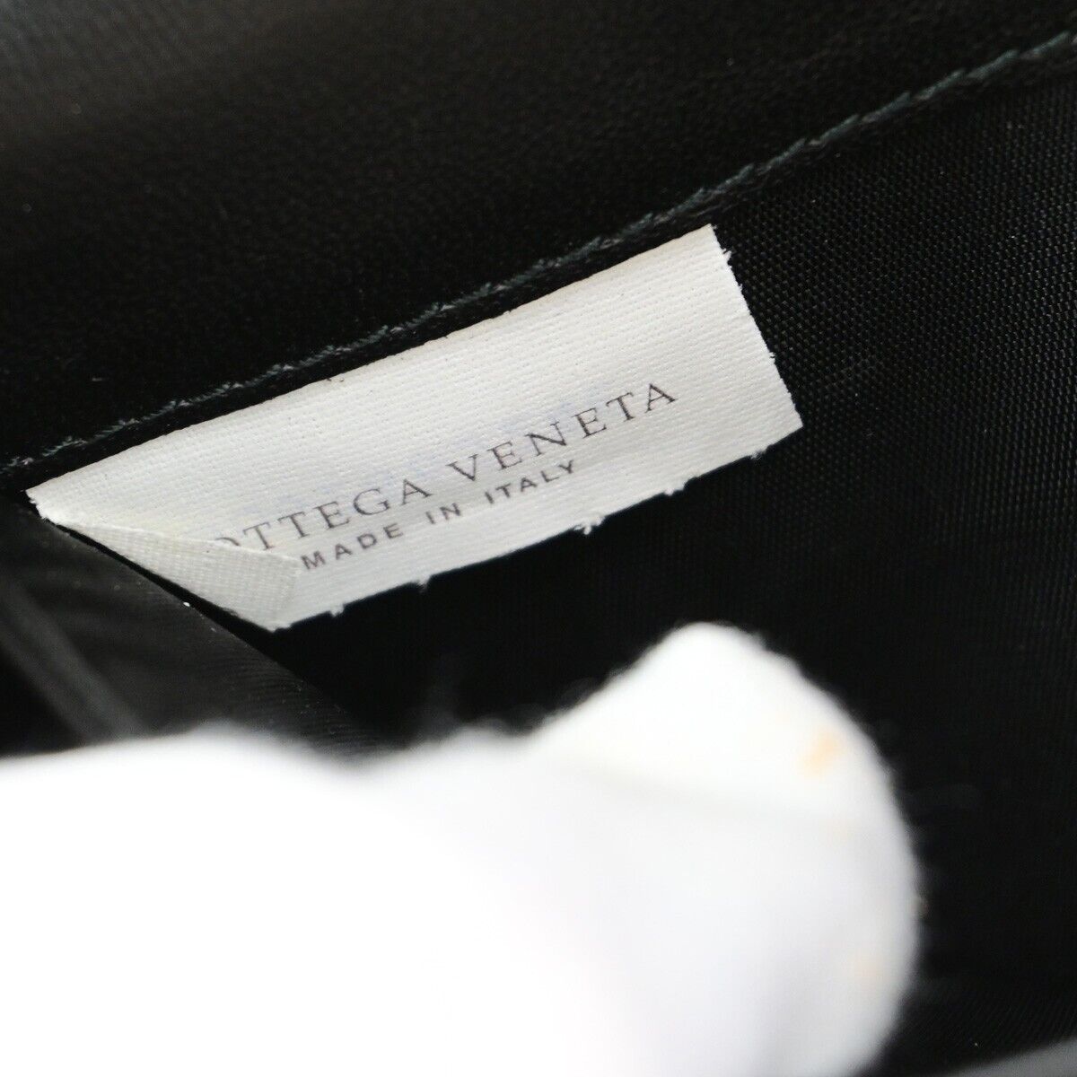 BOTTEGA VENETA Intrecciato Zipper Around Long Wallet Leather Black Italy 67EE081