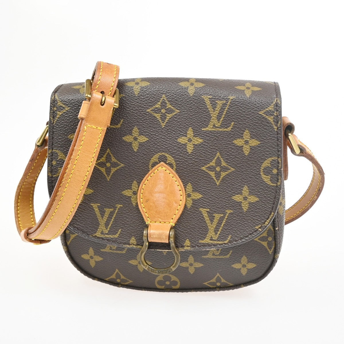 LOUIS VUITTON Mini Saint Cloud Shoulder Bag Monogram Leather BN M51244 88KC484
