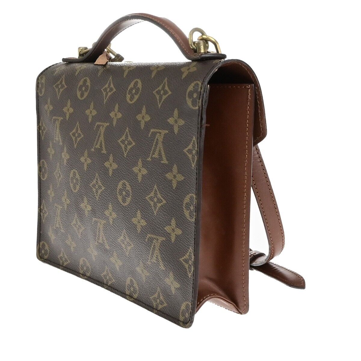 LOUIS VUITTON Monceau 26 2Way Shoulder Hand Bag Monogram Leather M51187 73ED226