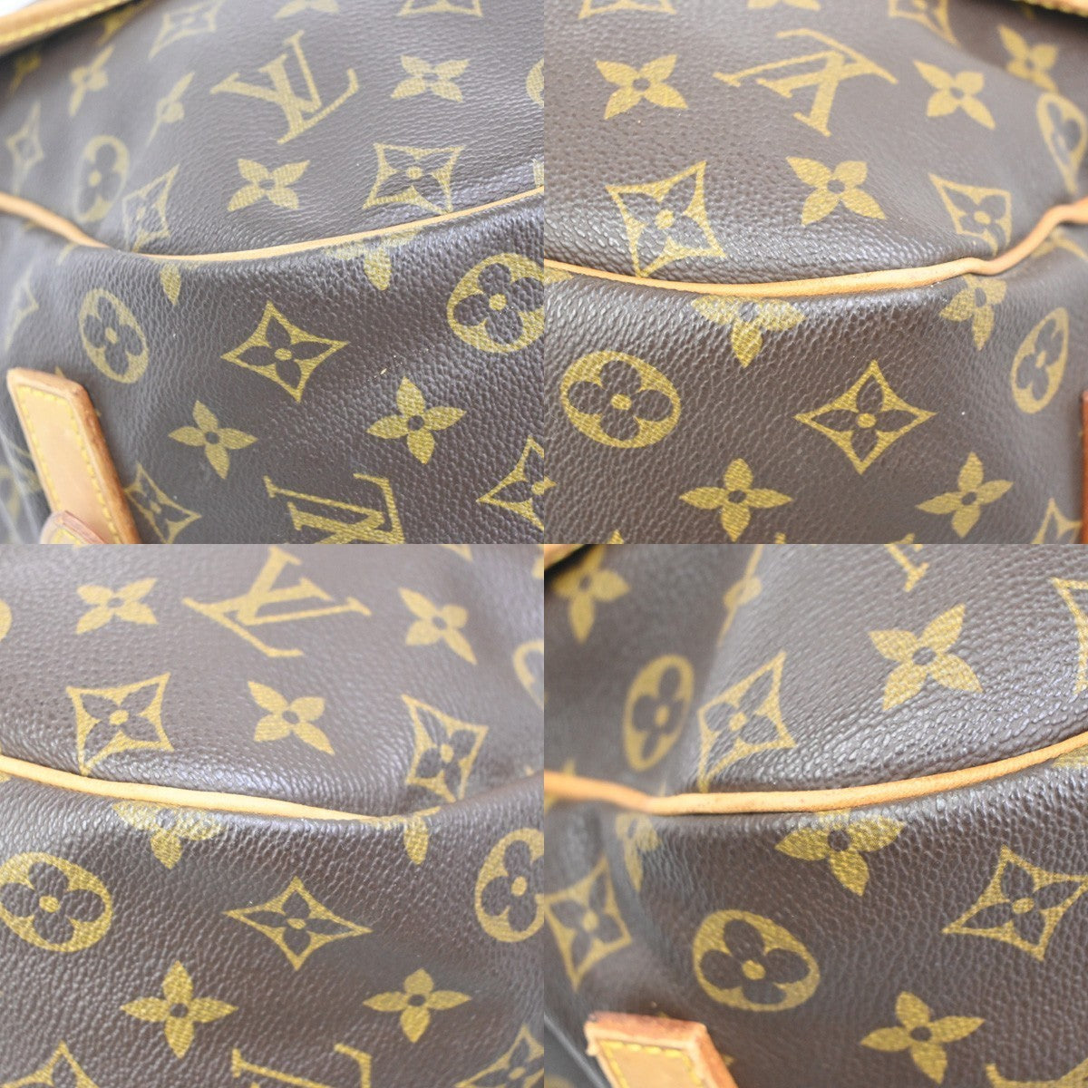 LOUIS VUITTON Saumur 35 Shoulder Bag Monogram Leather BN France M42254 84MA279