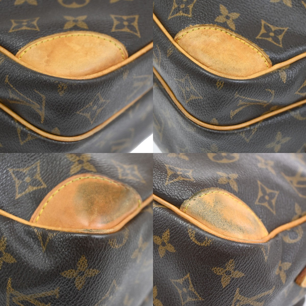 LOUIS VUITTON Nile Crossbody Shoulder Bag Monogram Leather Brown M45244 35CB012