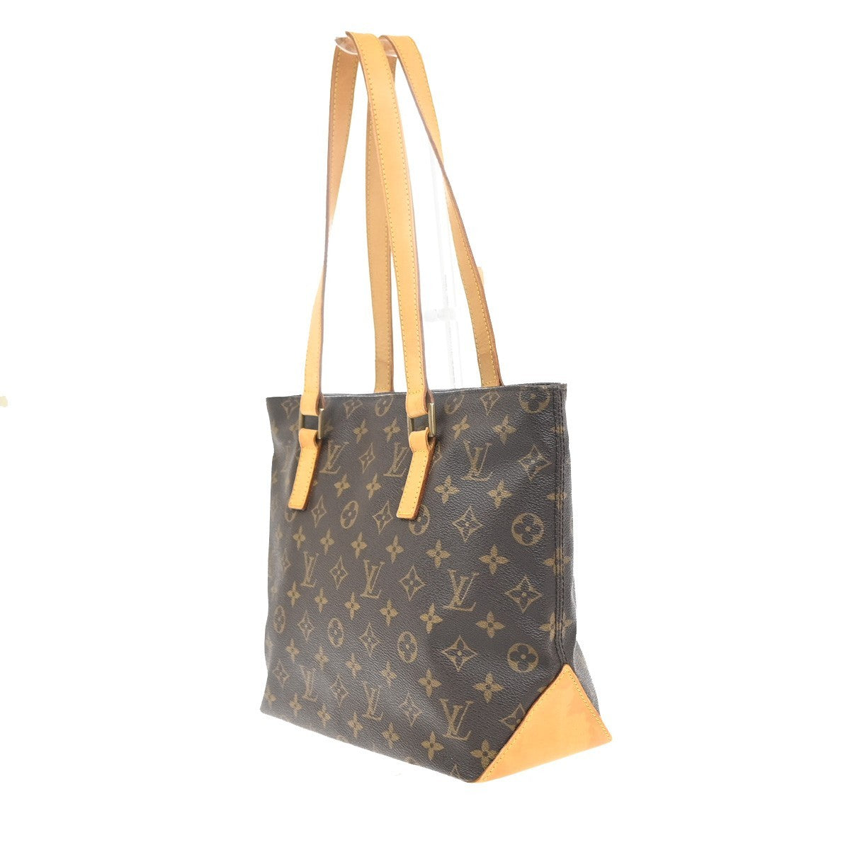 LOUIS VUITTON Cabas Piano Shoulder Bag Monogram Leather Brown M51148 16KC815