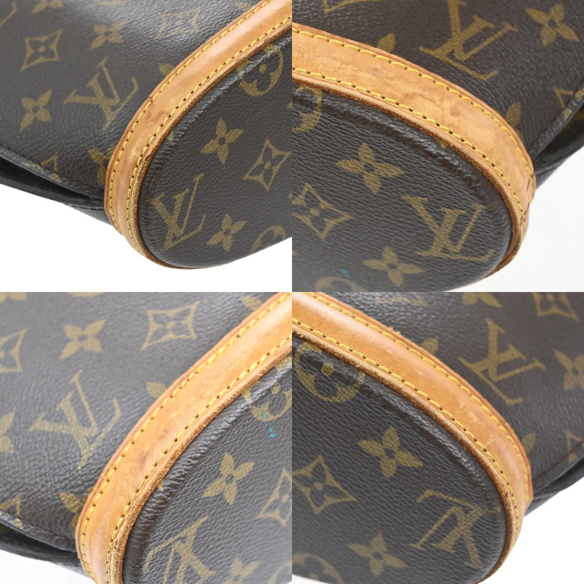 LOUIS VUITTON BABYLONE Shoulder Bag Monogram Leather Brown France M51102 32MA173