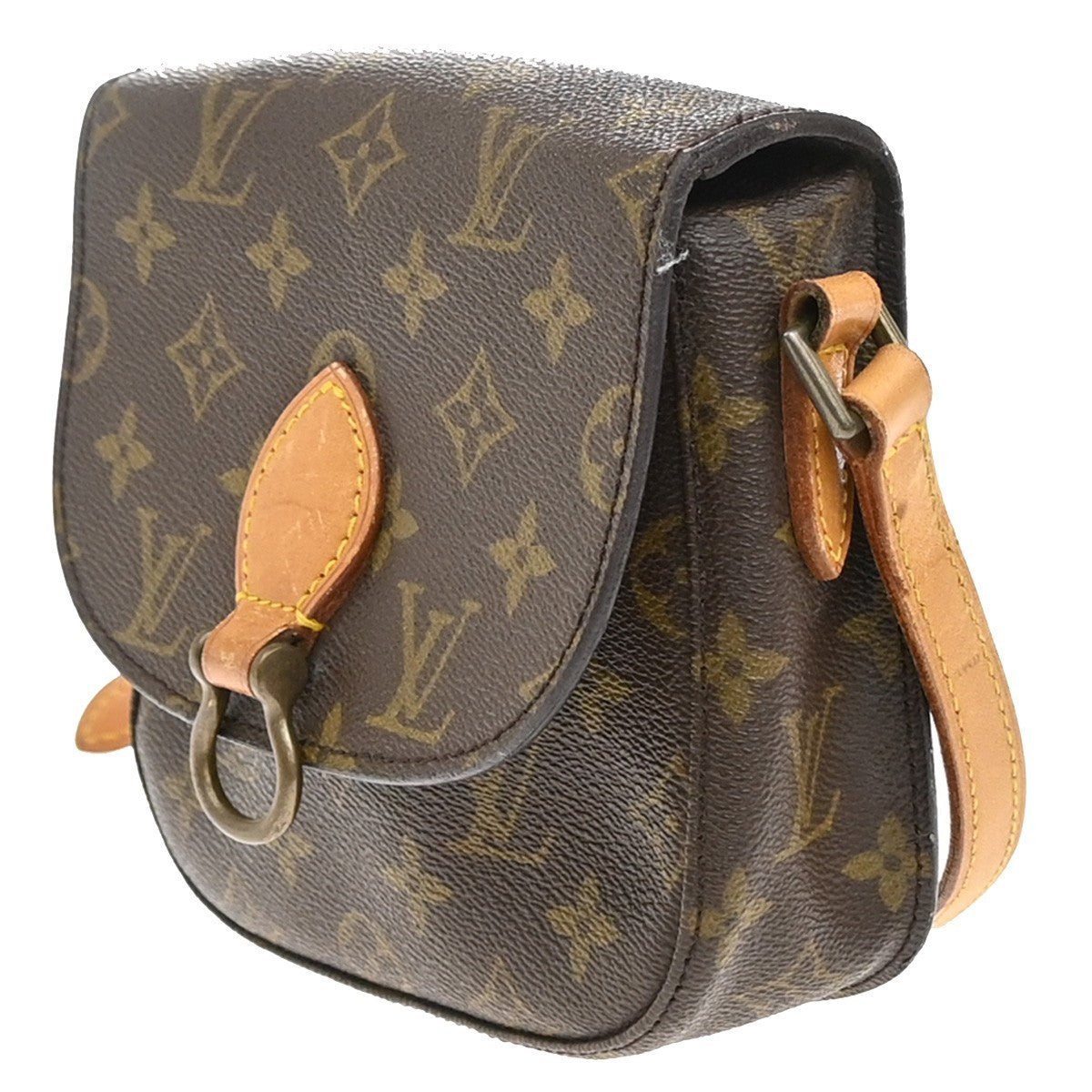 LOUIS VUITTON Mini Saint Cloud Shoulder Bag Monogram Leather BN M51244 35KP298