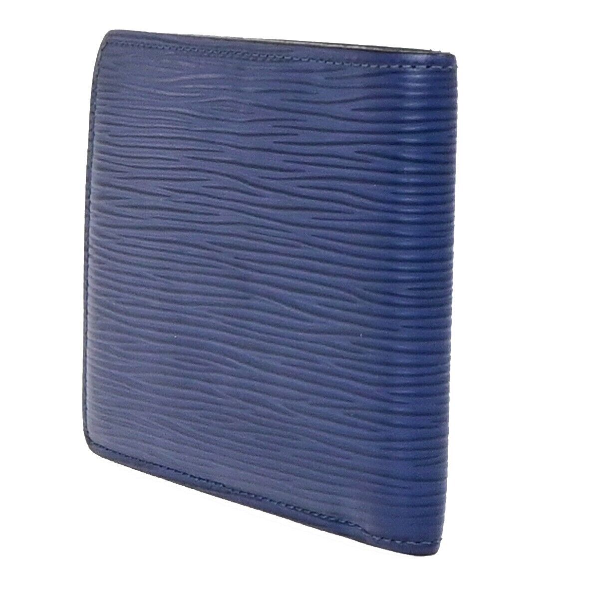 LOUIS VUITTON Portefeuille Multiple Wallet Epi Leather Blue M60629 09ED388