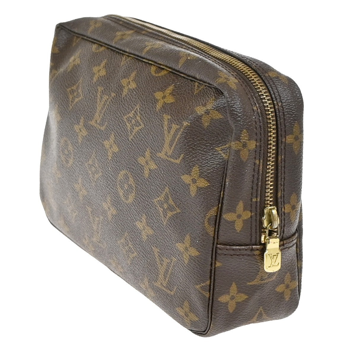 LOUIS VUITTON Trousse Toilette 23 Clutch Hand Bag Monogram Brown M47524 05YJ066