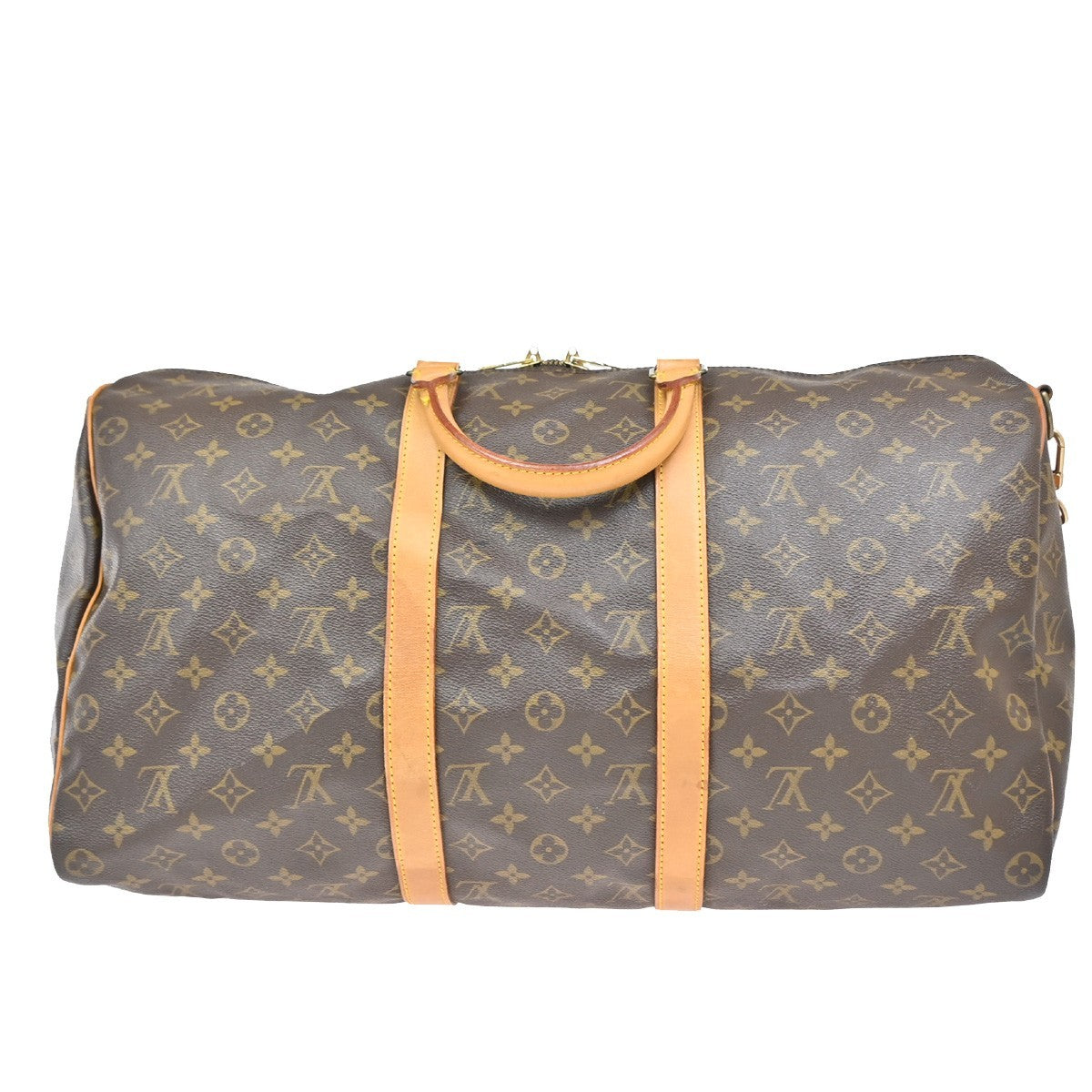 LOUIS VUITTON Keepall Bandouliere 50 2Way Hand Bag Monogram Brown M41416 16EF936