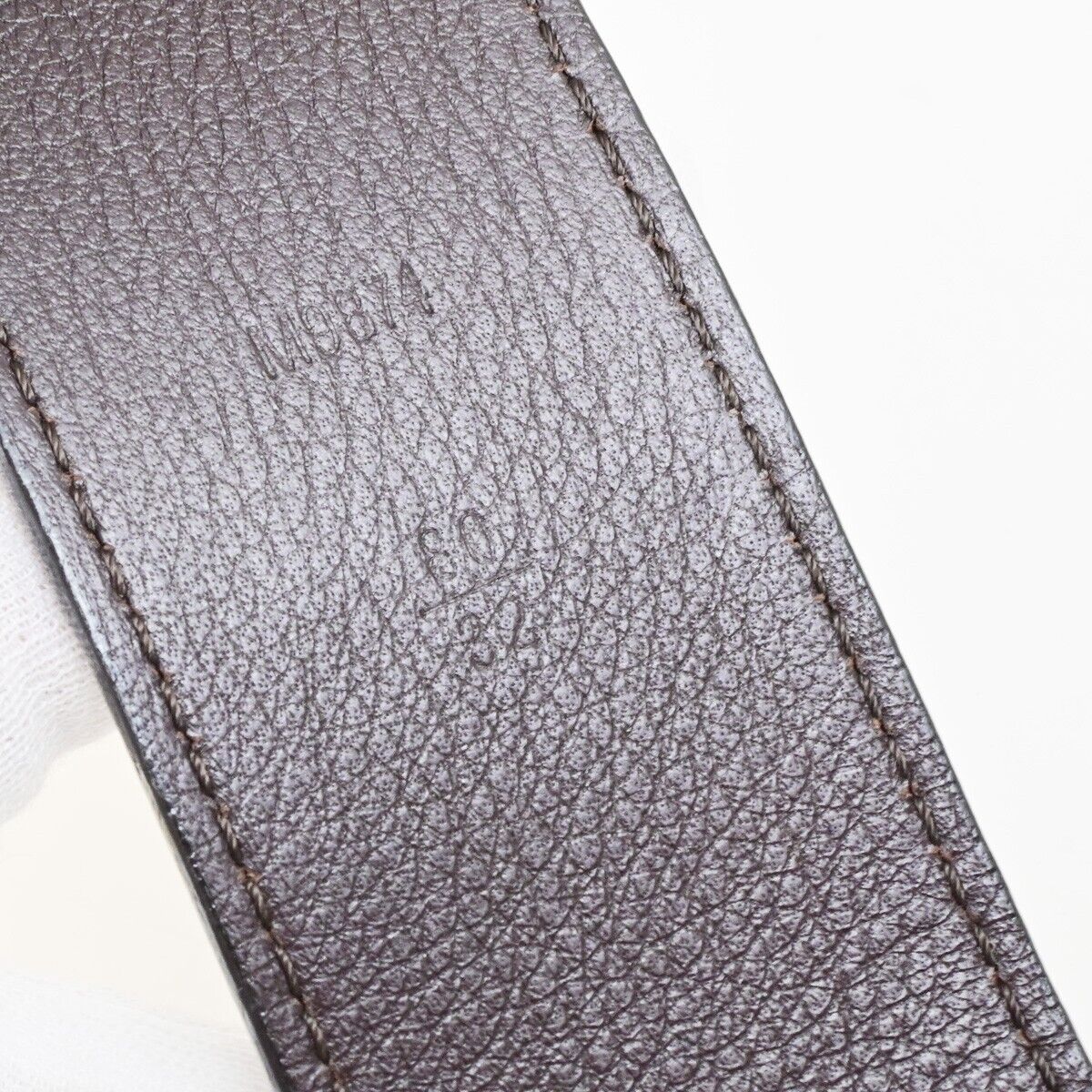 LOUIS VUITTON Ceinture Belt 80/32 Monogram Vernis Bordeaux Red M9874 32FB328
