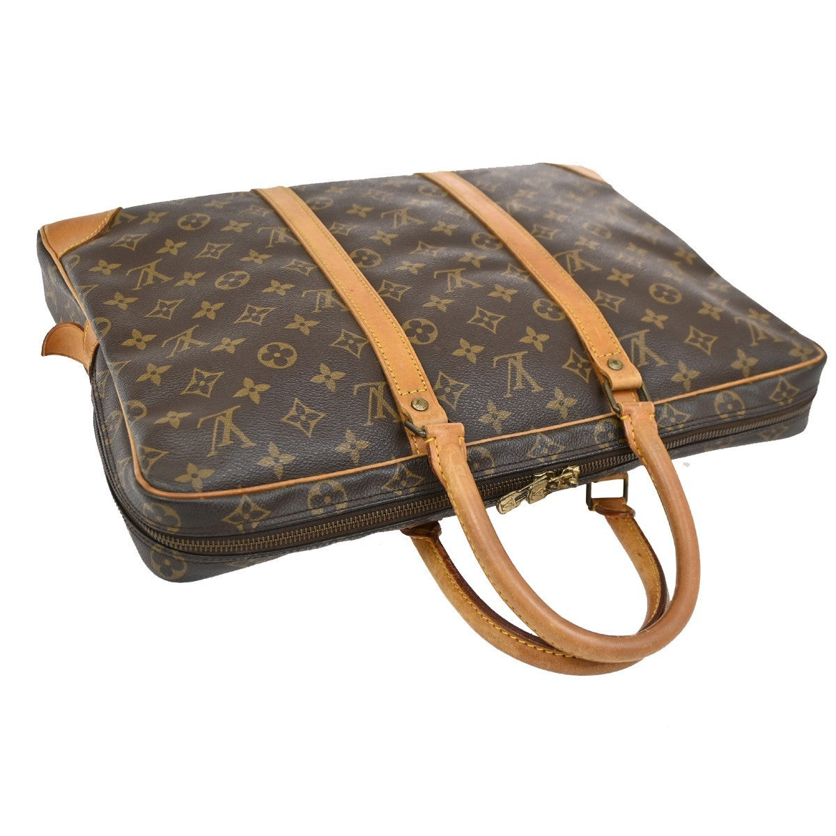 LOUIS VUITTON Porte Documents Voyage Briefcase Hand Bag Monogram M53361 67DA160