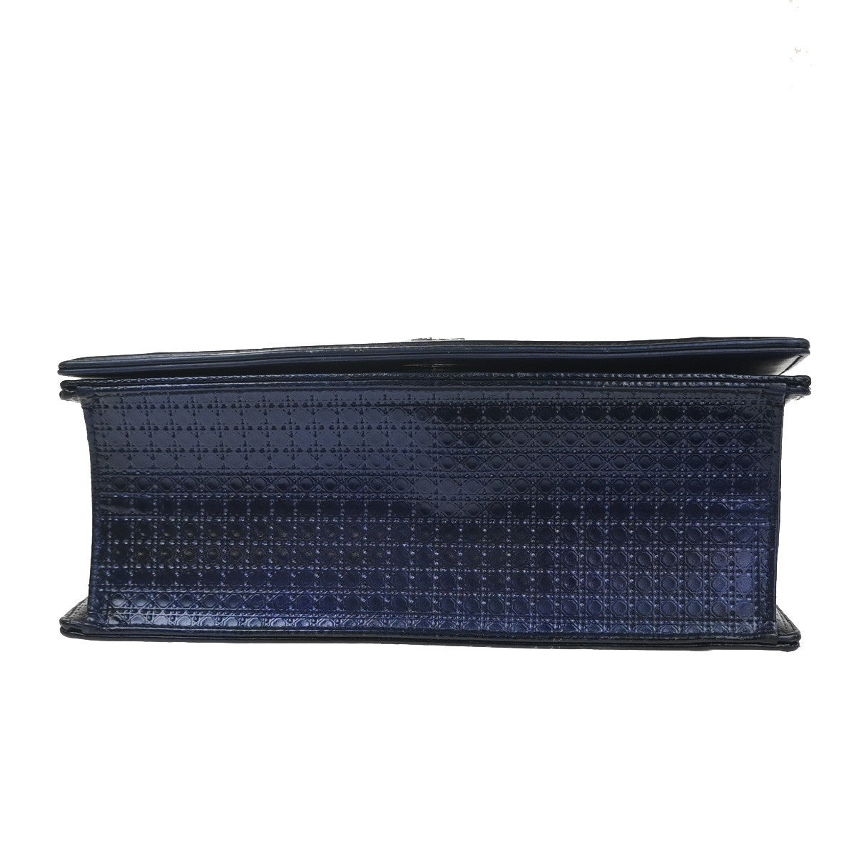 CHRISTIAN DIOR Ombre Diorama Archicannage Chain Shoulder Bag Leather 50RL945