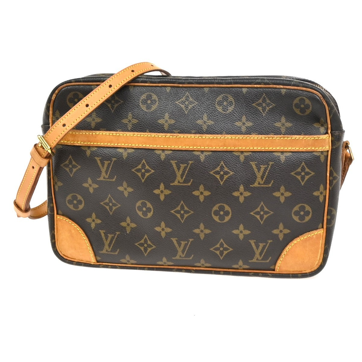 LOUIS VUITTON Trocadero 30 Shoulder Bag Monogram Leather Brown M51272 86TA595