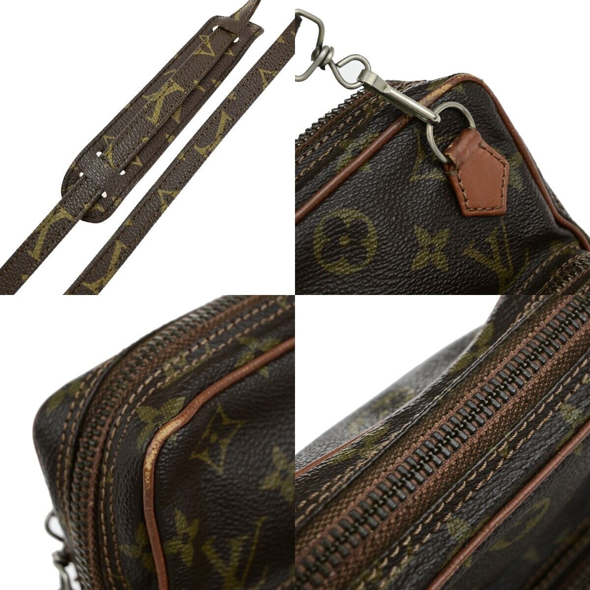 LOUIS VUITTON Mini Amazon Shoulder Bag Monogram Leather Brown M45238 67ED023