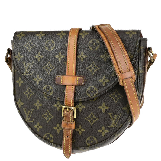 LOUIS VUITTONI Chantilly MM Shoulder Bag Monogram Leather Brown M51233 62YG613
