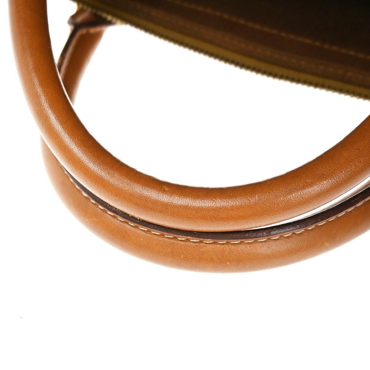 CELINE Logo Macadam Pattern Travel Hand Boston Bag PVC Leather Brown 62CA283